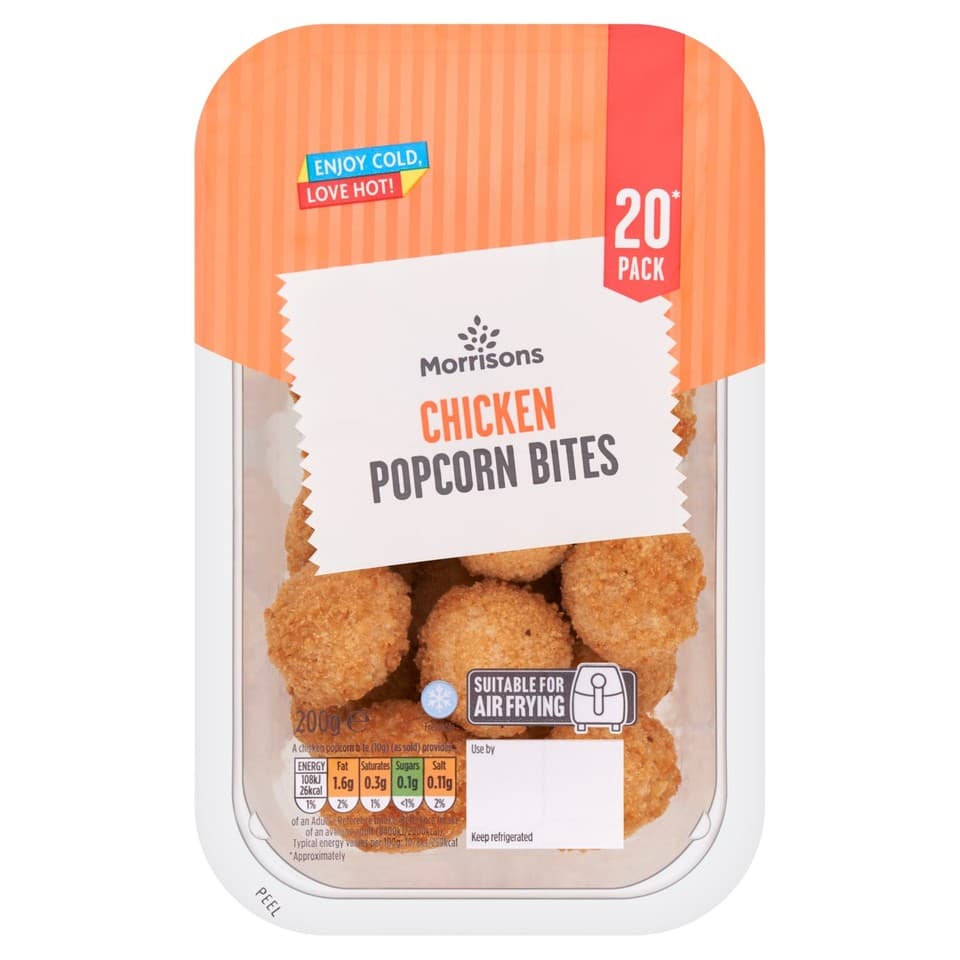 Morrisons Chicken Popcorn Bites 20 Pack by Morrisons