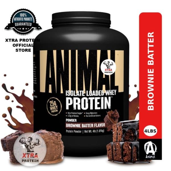 Animal Isolate Loaded Whey Brownie Batter 1.81kg by Animal