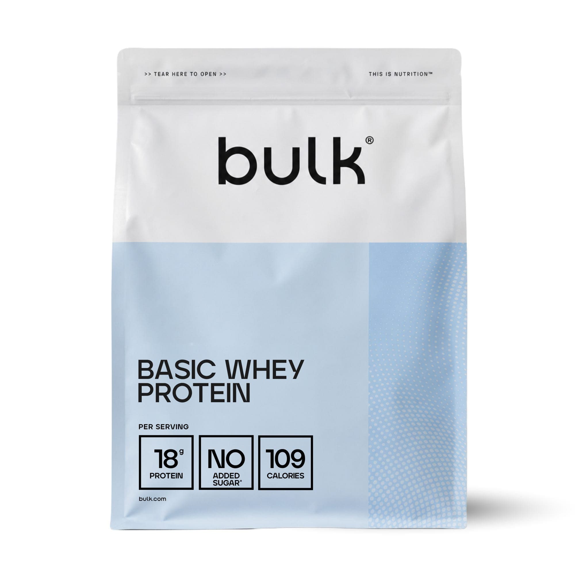Bulk Basic Whey Protein Vanilla 1250g by Bulk