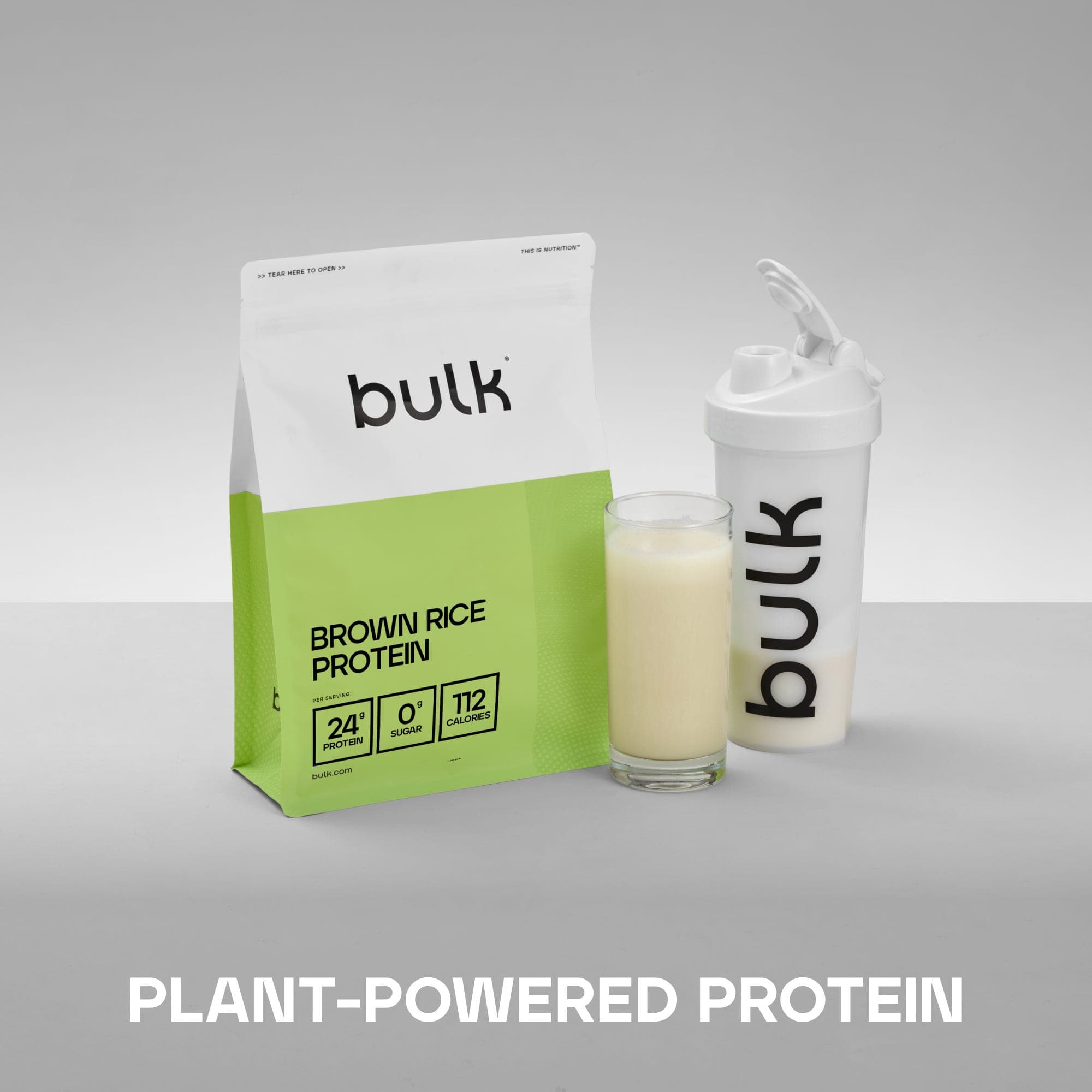 Bulk Brown Rice Protein Unflavoured 1kg by Bulk