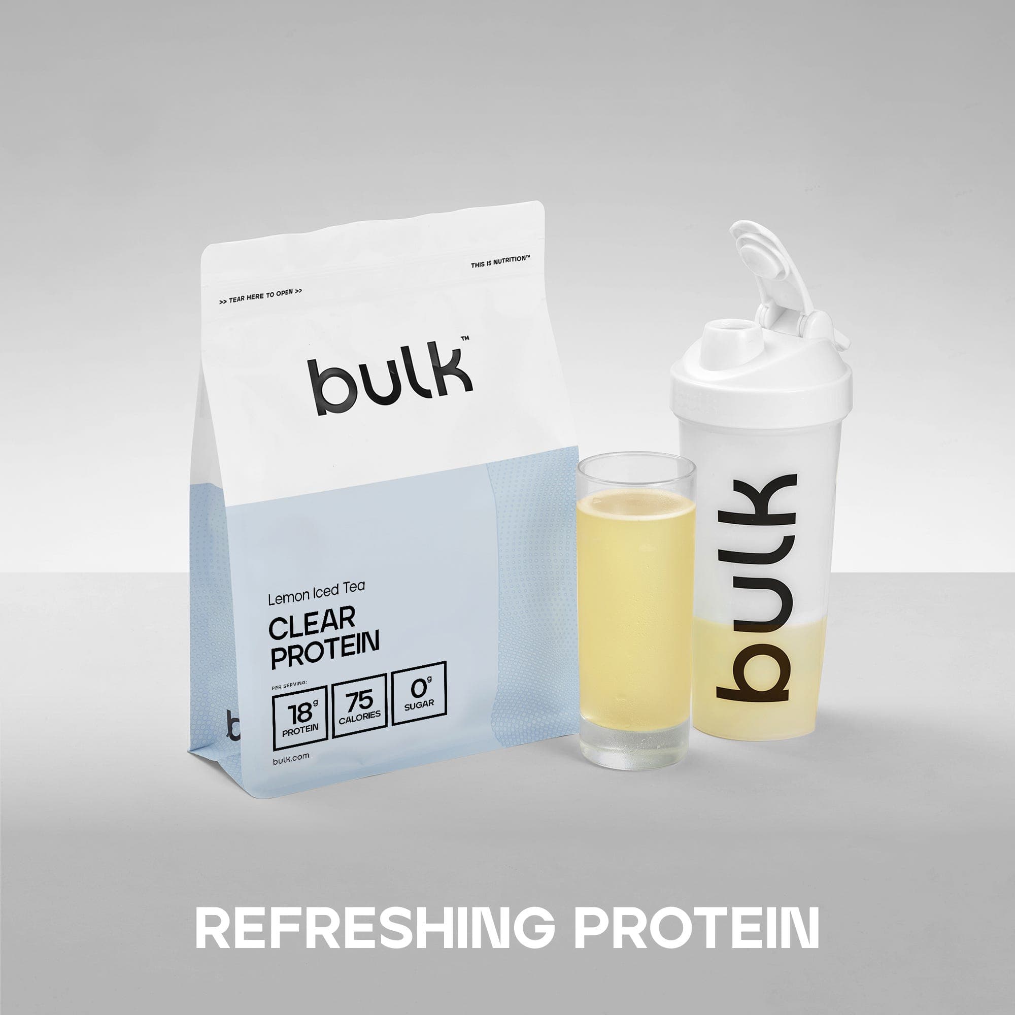 Bulk Clear Protein Lemon Iced Tea 400g by Bulk