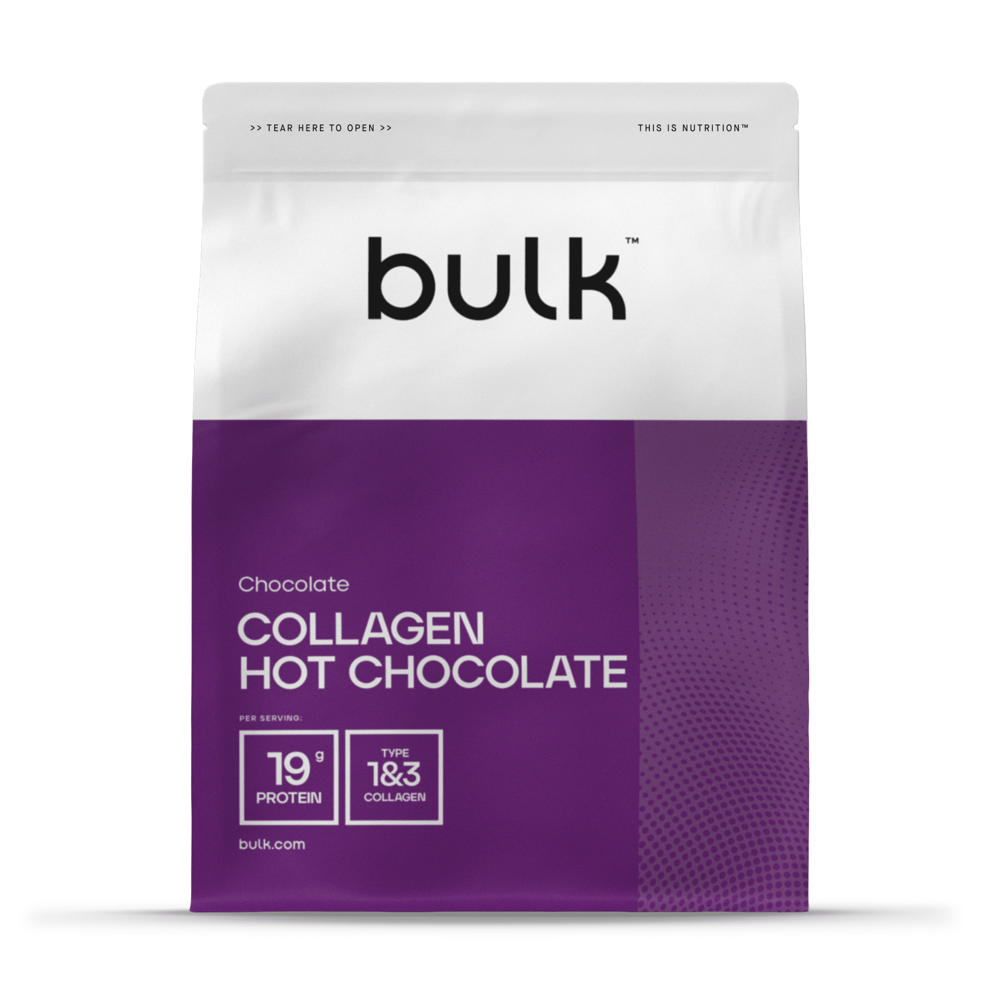 Bulk Collagen Hot Chocolate Chocolate 500g by Bulk