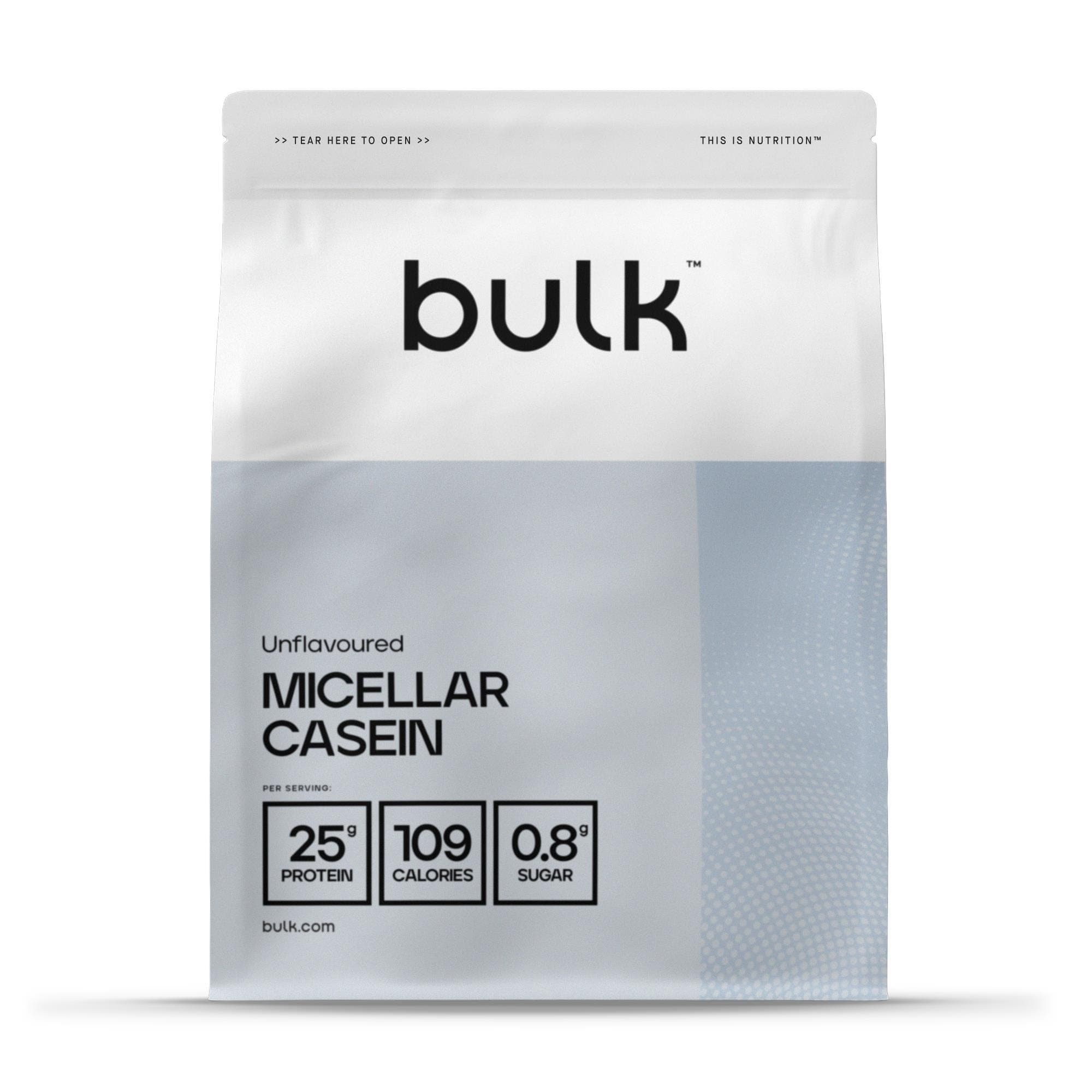 Bulk Micellar Casein Unflavoured 1kg by Bulk