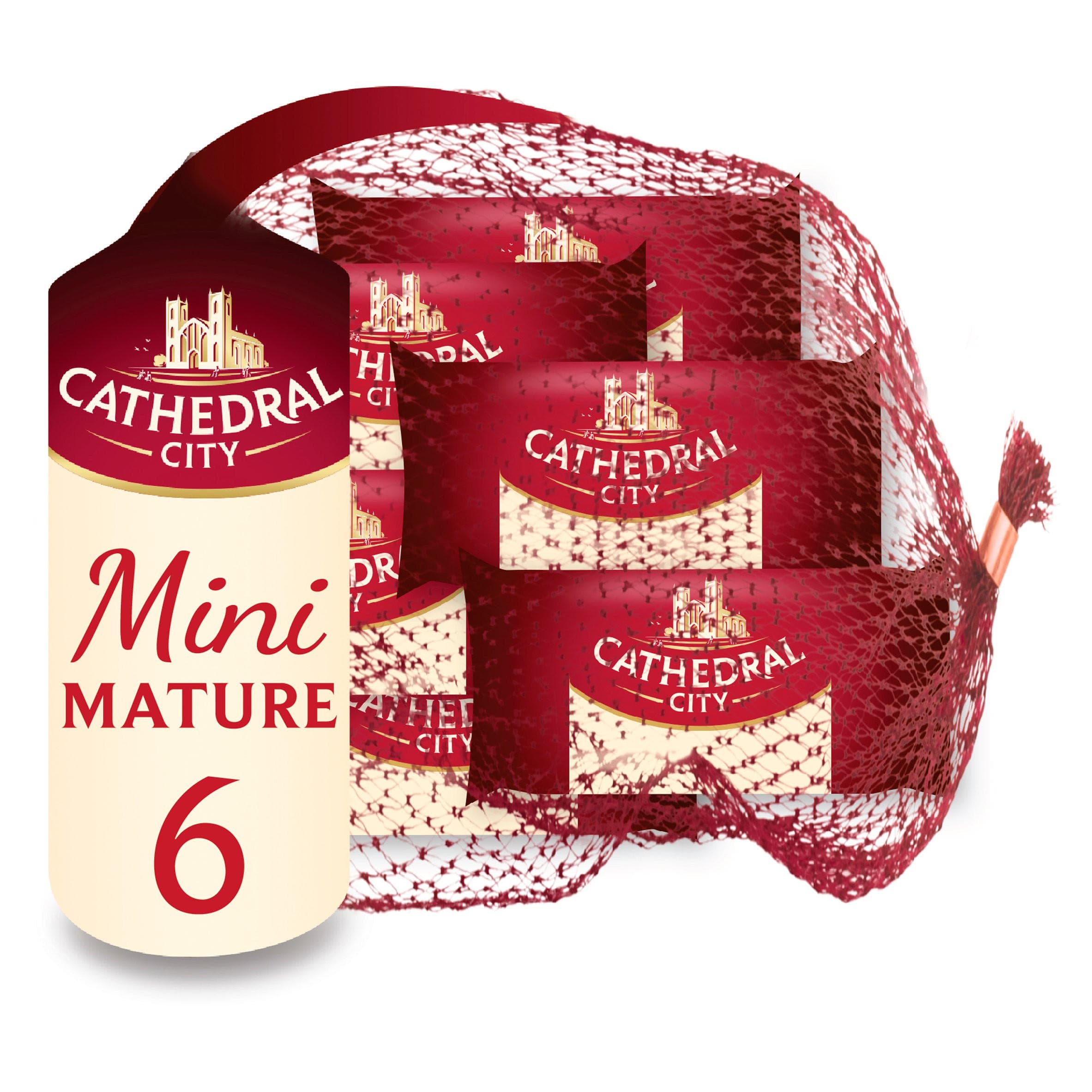 Cathedral City Minis Mature Cheddar 6 x 20g by Cathedral City