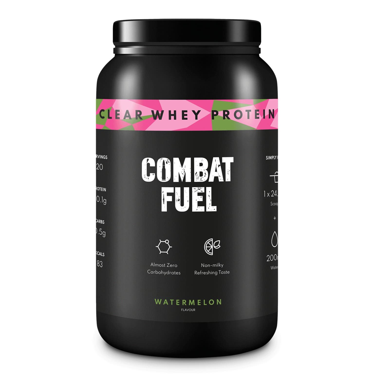 Combat Fuel Clear Whey Protein Watermelon 500g by Combat Fuel