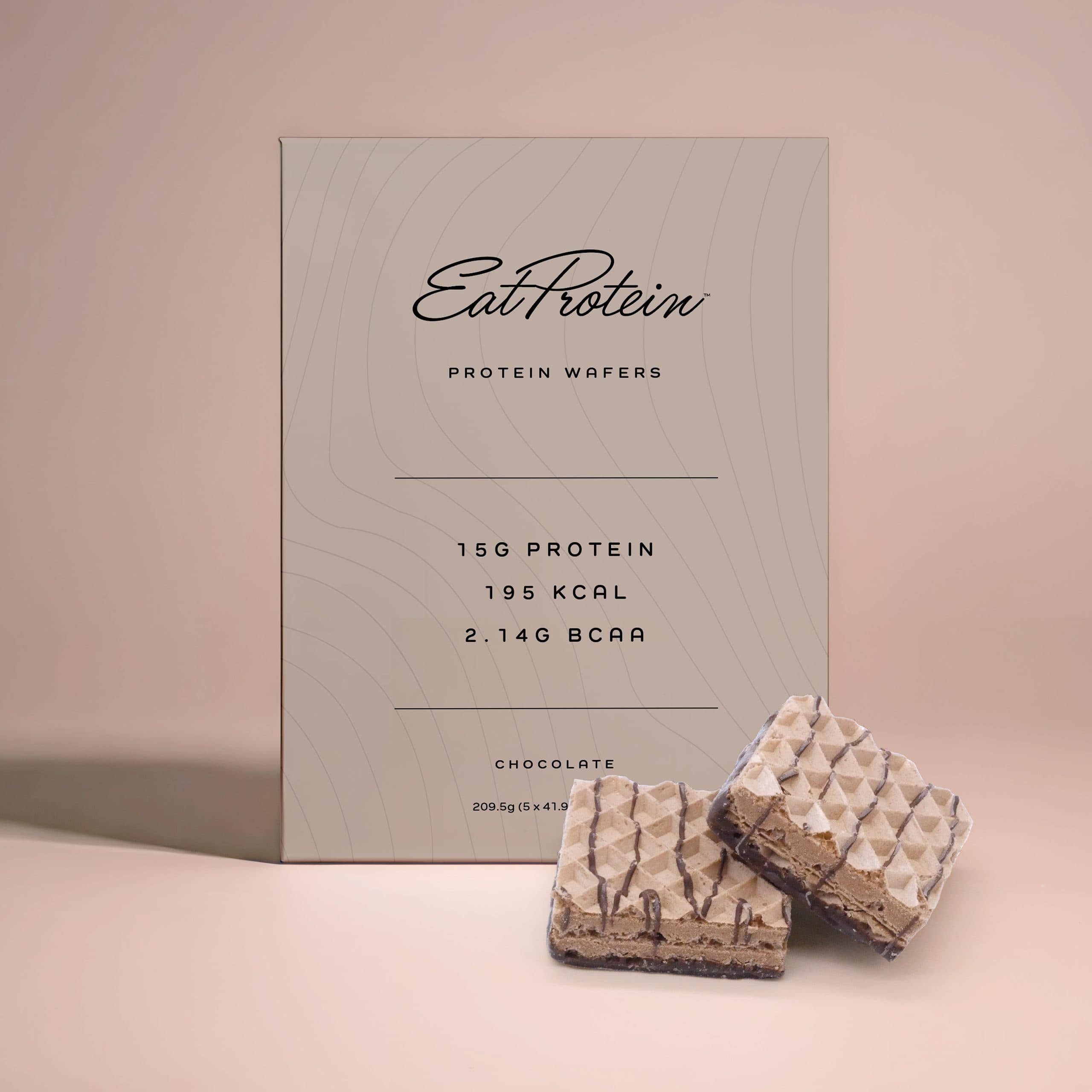 EatProtein Chocolate Collagen Protein Wafers 5 x 50g by Eat Protein