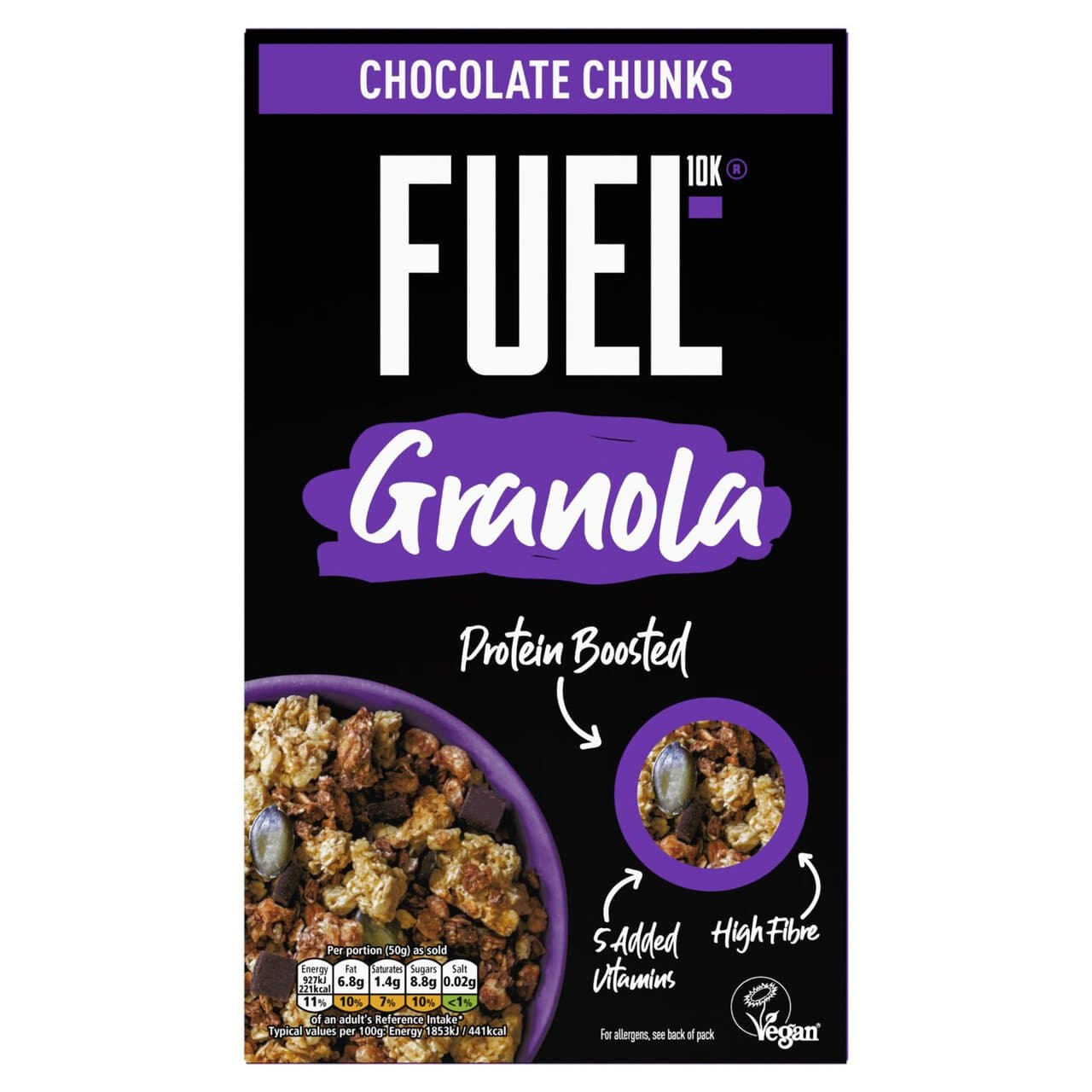 FUEL10K Chocolate Chunks Protein Granola 400g by FUEL10K