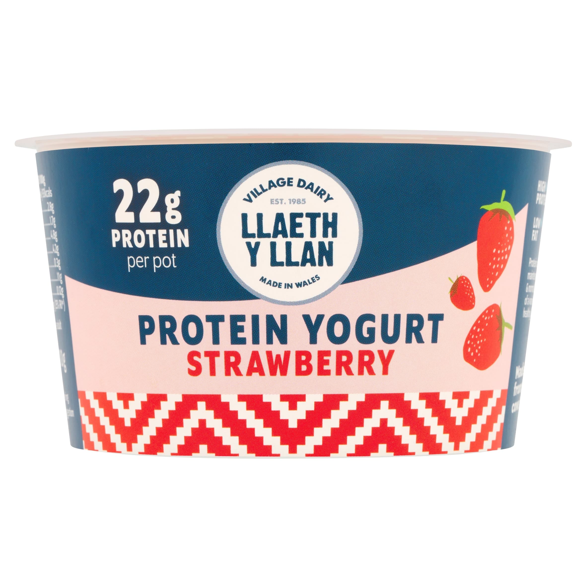 Llaeth Y Llan Strawberry Protein Yogurt 200g by Llaeth Y Llan