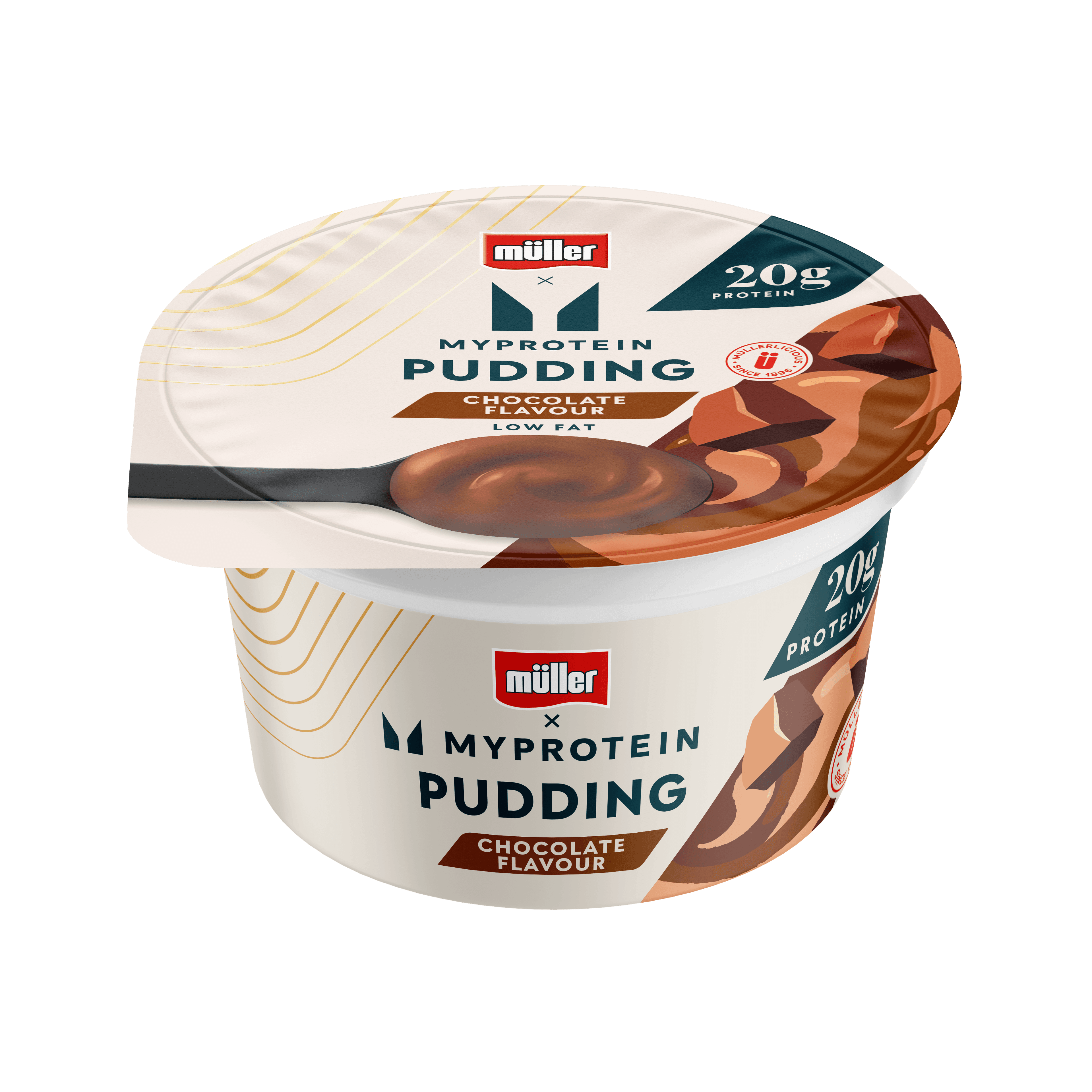 Müller X MyProtein Pudding Chocolate 200g by Müller