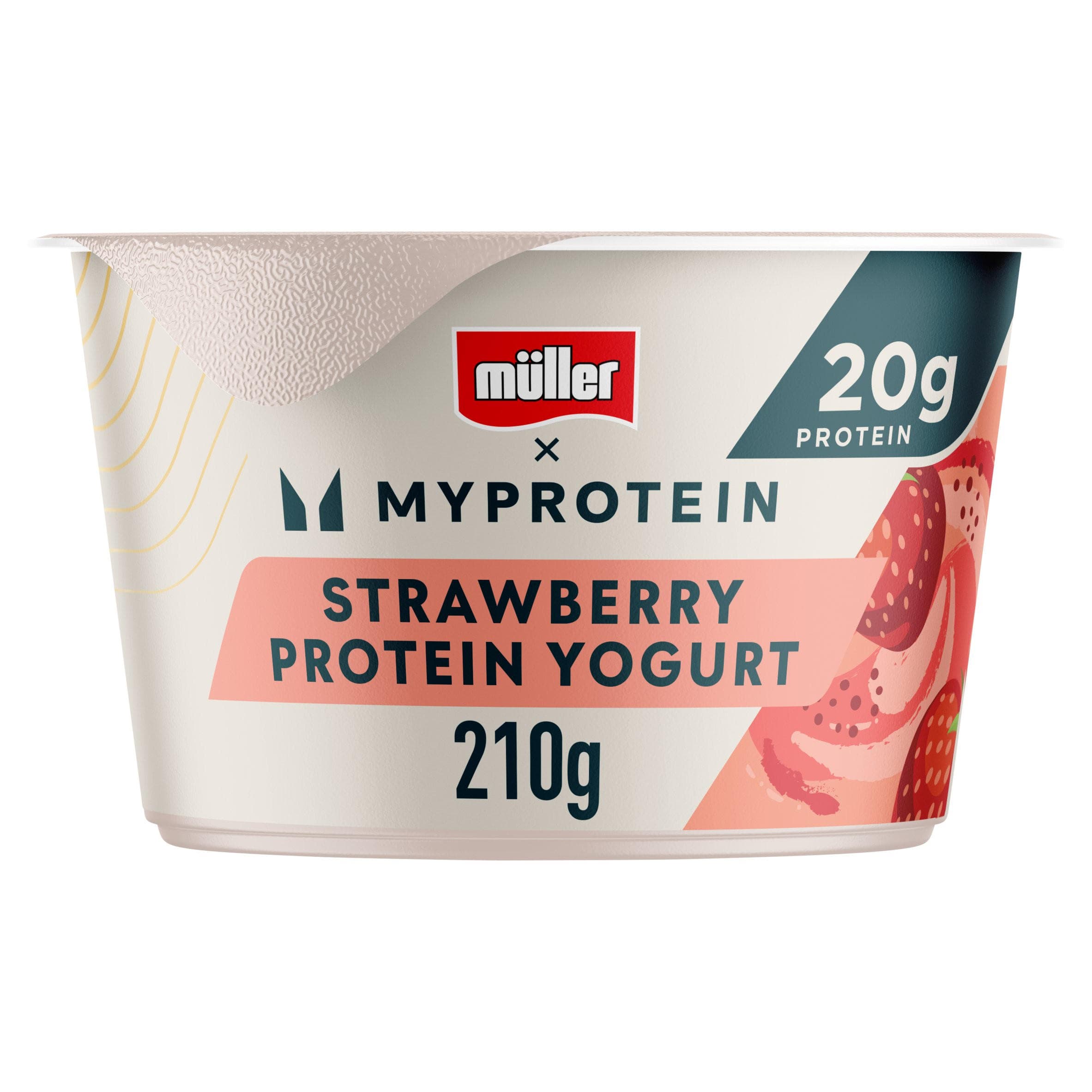 Müller x Myprotein Yogurt Strawberry 210g by Müller