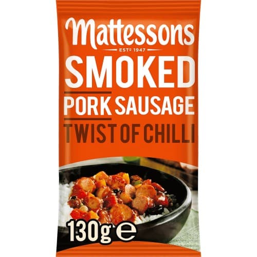 Mattessons Smoked Pork Sausage Twist of Chilli by Mattessons