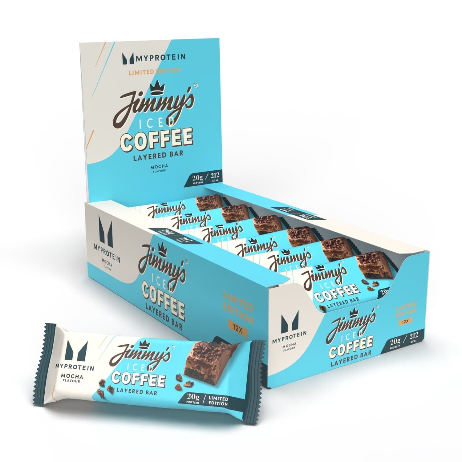 MyProtein 6 Layer Bar Jimmy's Coffee - Mocha 12 x 60g by MyProtein
