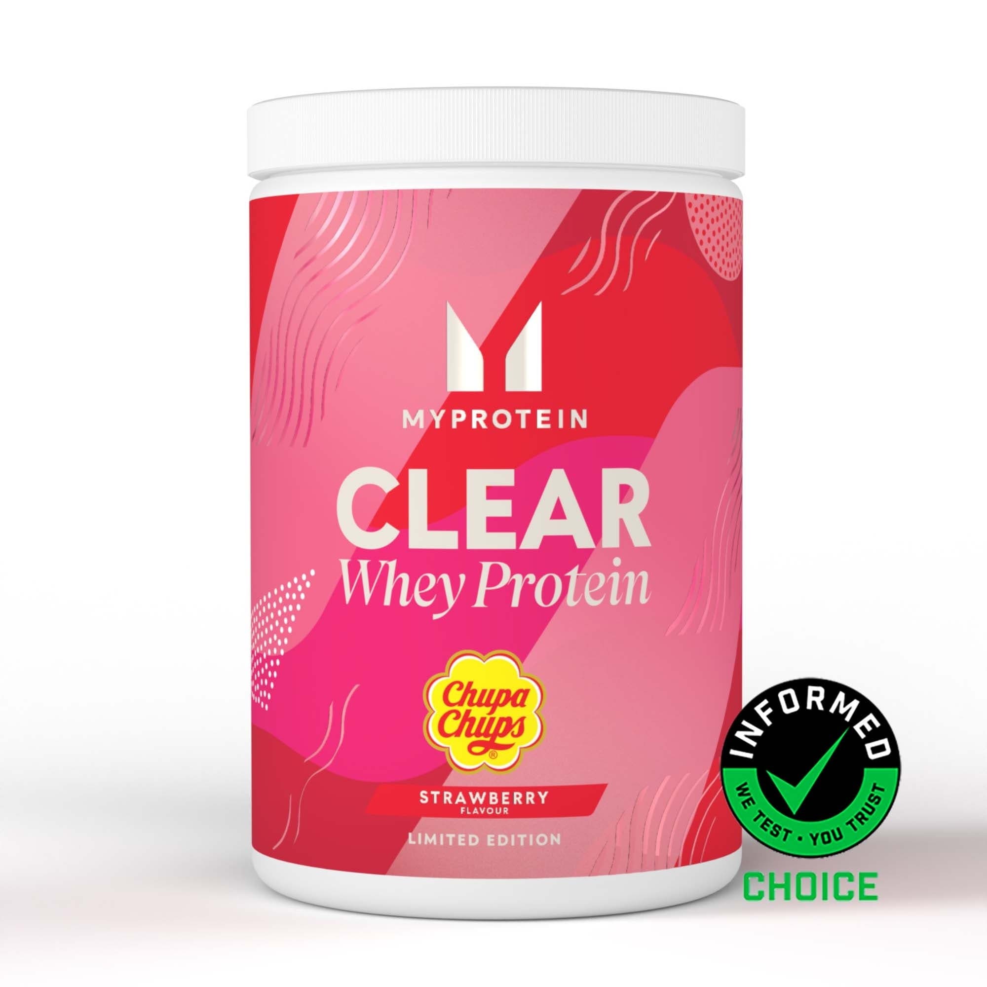 MyProtein Clear Whey Isolate Chupa Chups® - Strawberry 500g by MyProtein