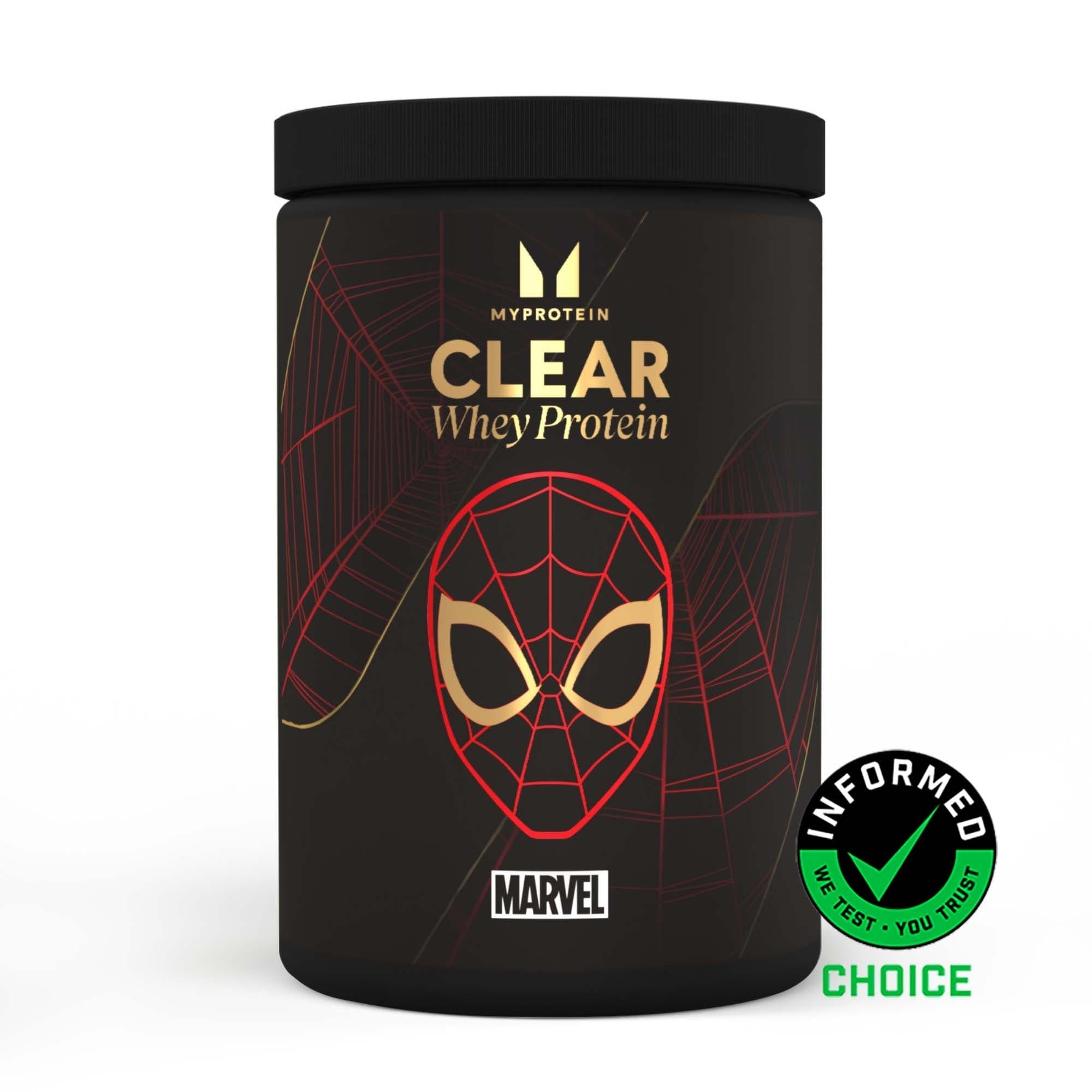 MyProtein Clear Whey Isolate Spider-Man - Raspberry & Strawberry 500g by MyProtein