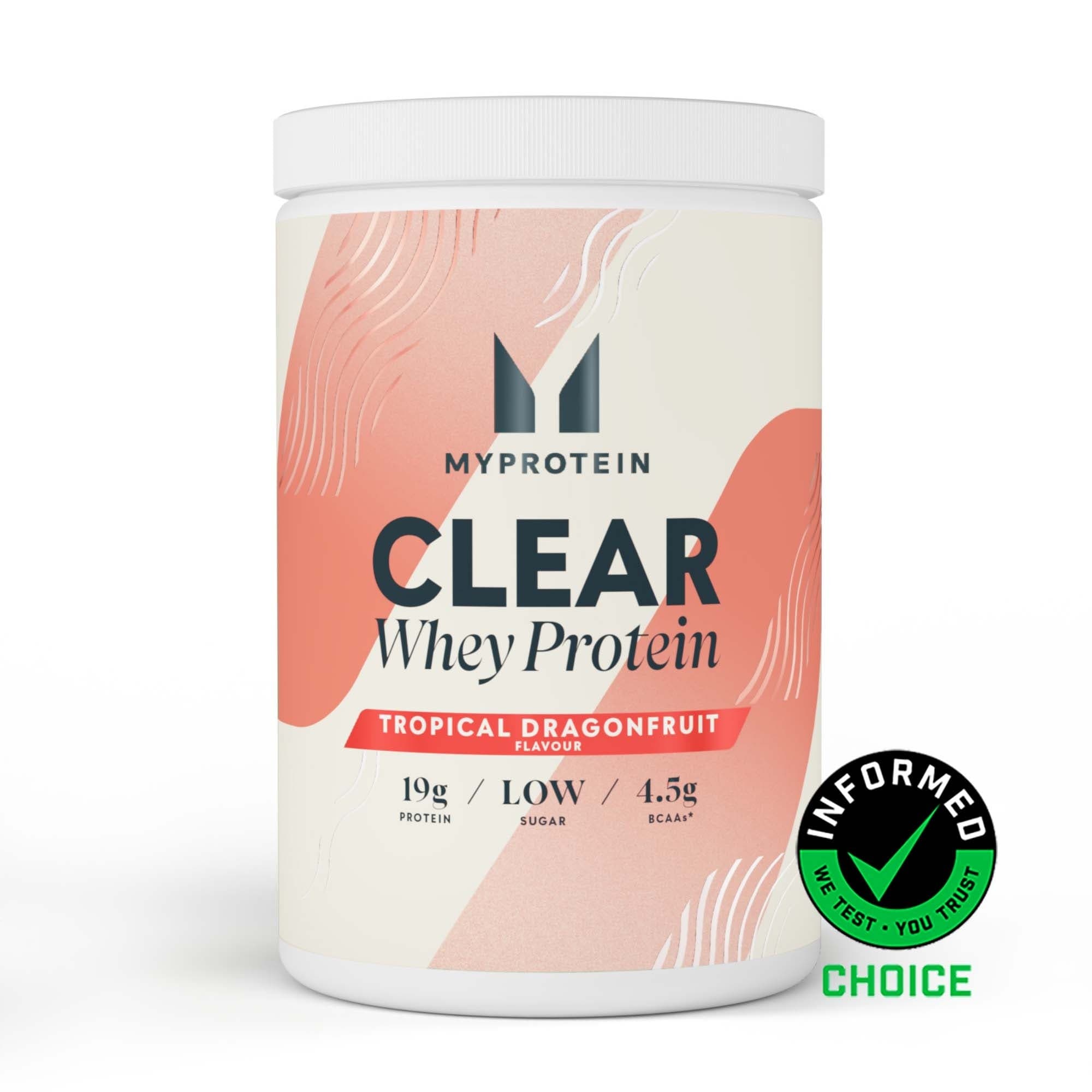 MyProtein Clear Whey Isolate Tropical Dragonfruit 500g by MyProtein