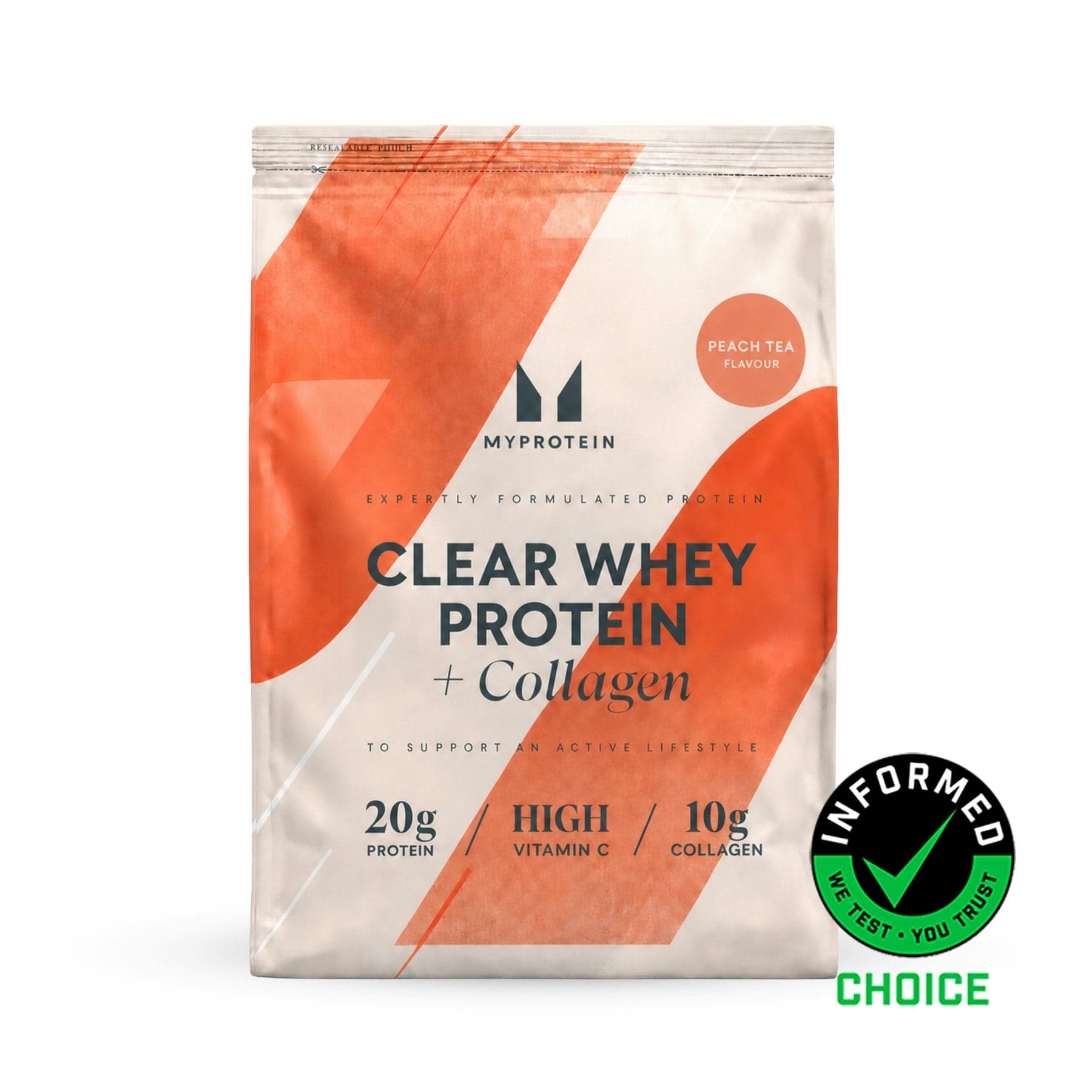 MyProtein Clear Whey Protein + Collagen Peach Tea 1kg by MyProtein