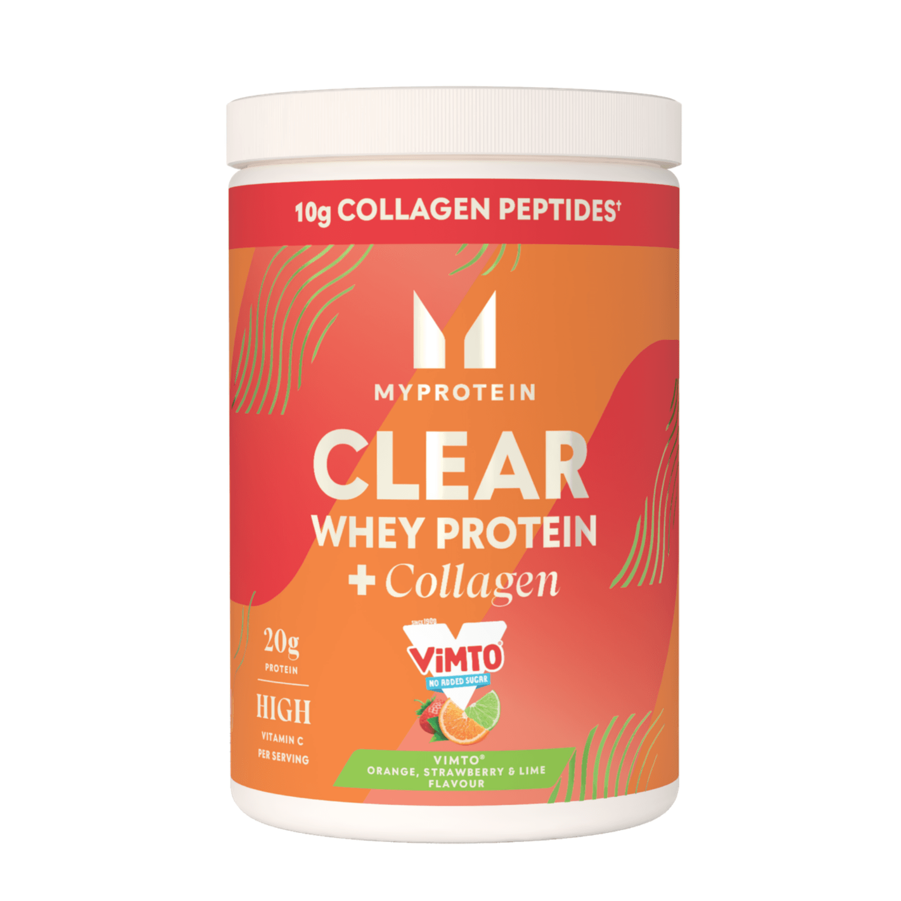 MyProtein Clear Whey Protein + Collagen Vimto - Orange, Strawberry and Lime 875g by MyProtein