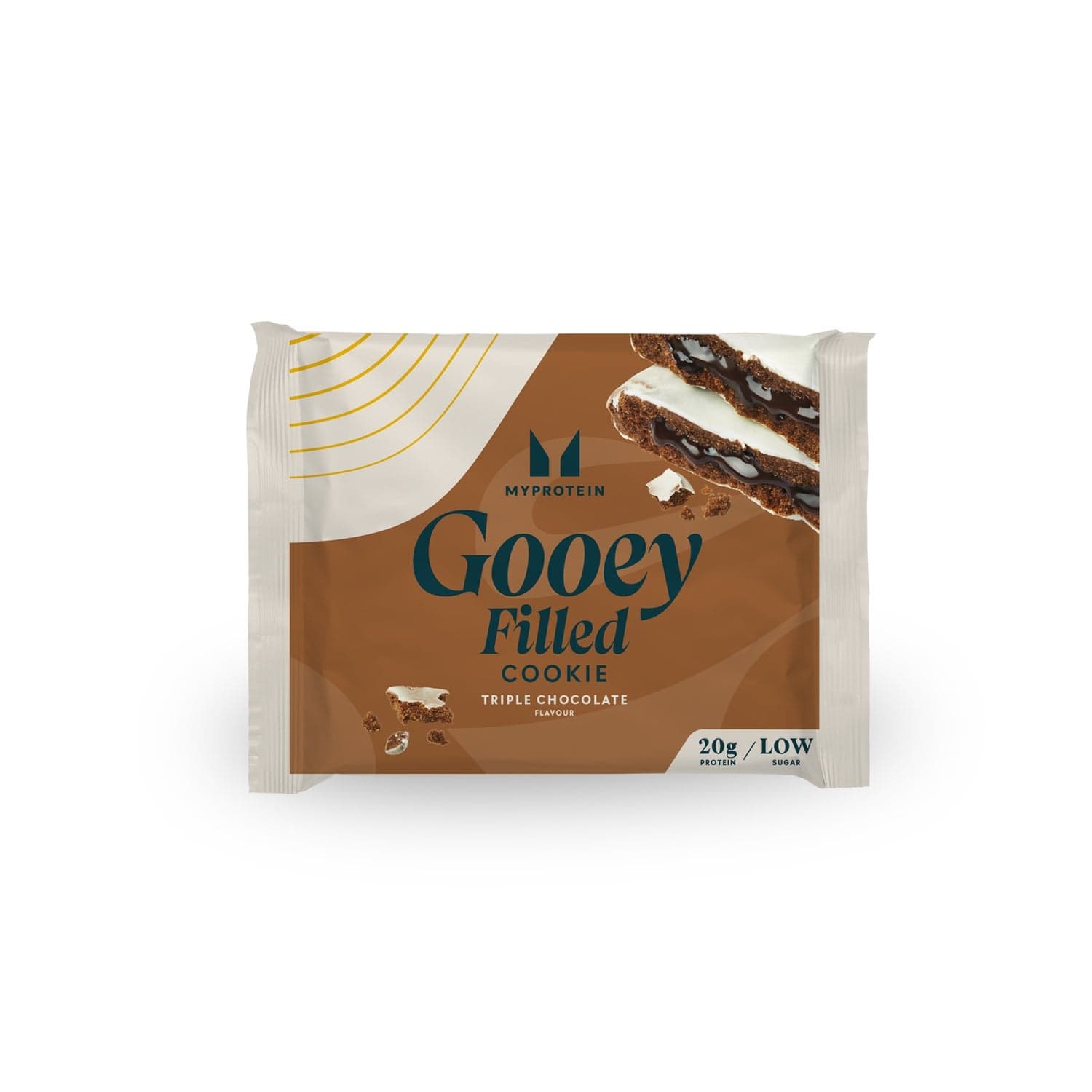 MyProtein Gooey Filled Protein Cookie Triple Chocolate 12 x 75g by MyProtein