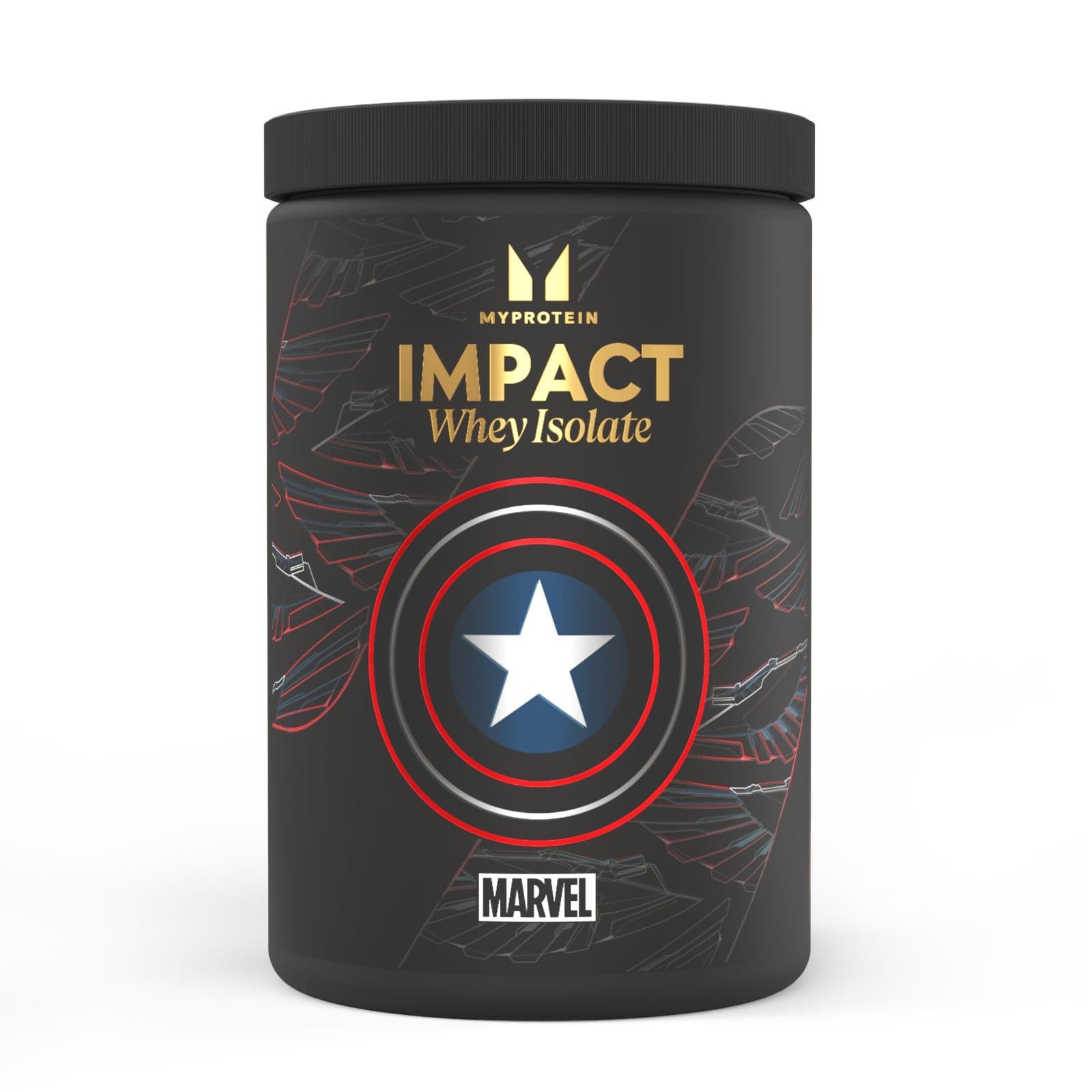 MyProtein Impact Whey Isolate Captain America - Vanilla Raspberry 600g by MyProtein