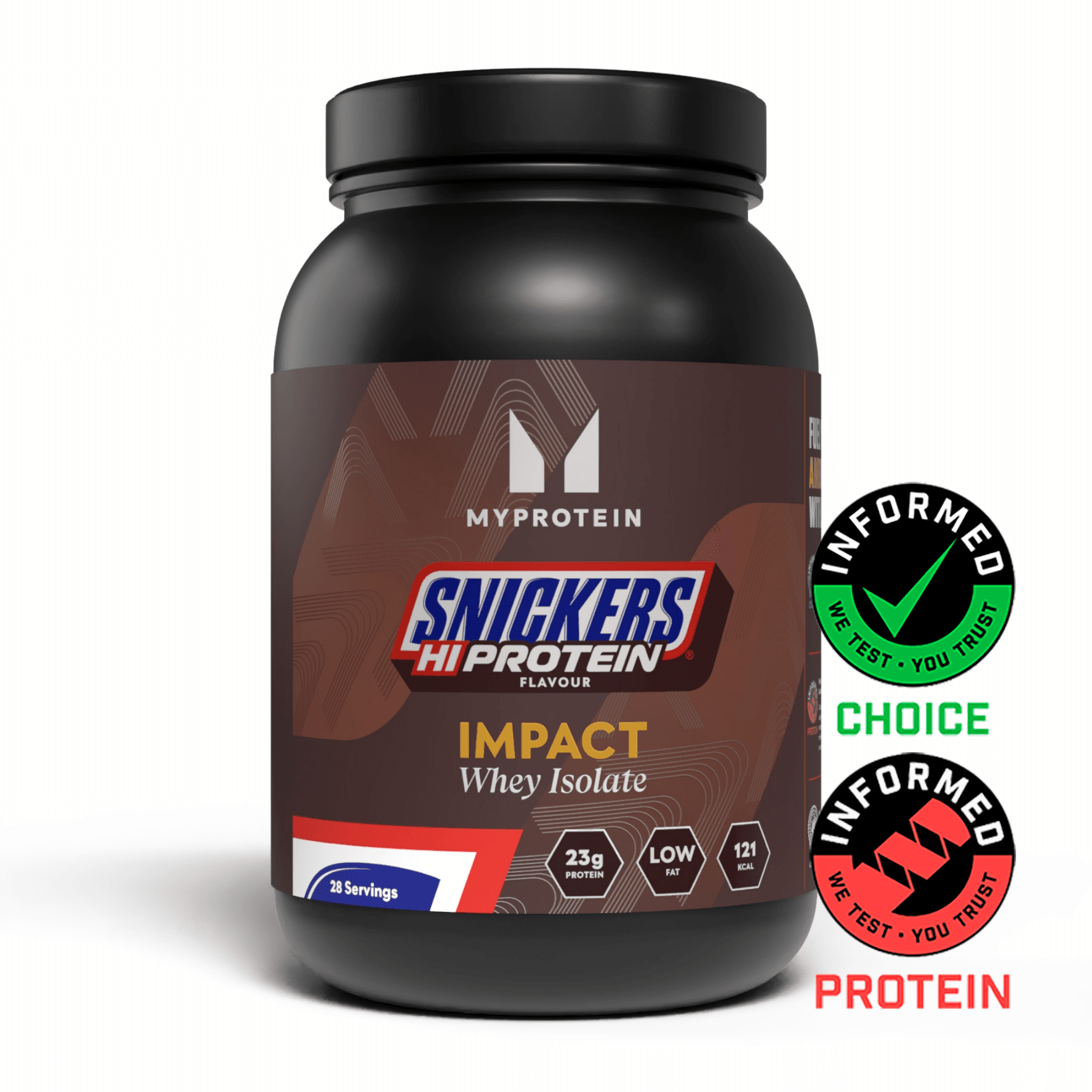 MyProtein Impact Whey Isolate Snickers Original 1kg by MyProtein