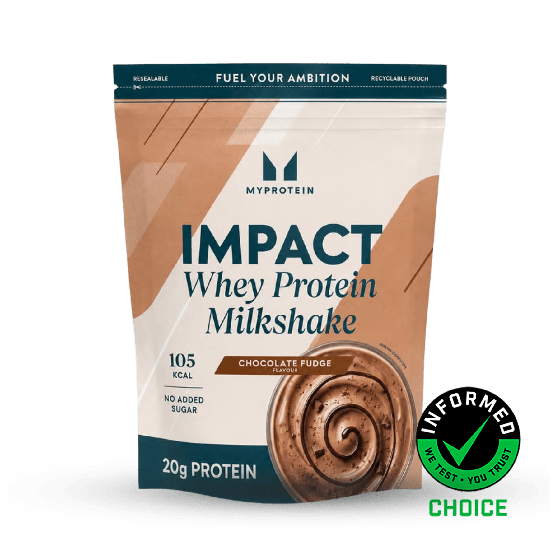 MyProtein Impact Whey Protein Chocolate Fudge (Milkshake) 1kg by MyProtein