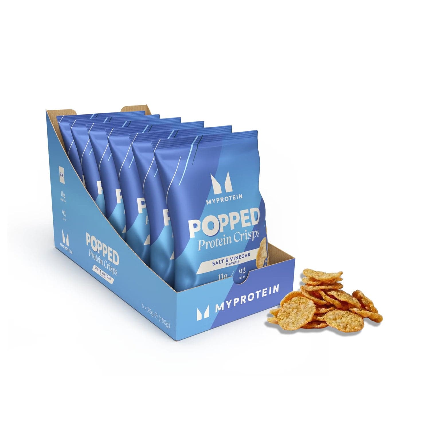 MyProtein Popped Protein Crisps Paprika 6 x 25g by MyProtein