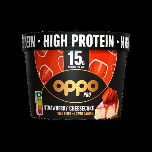 Oppo Pro High Protein Strawberry Cheesecake Ice Cream 240ml by Oppo Brothers