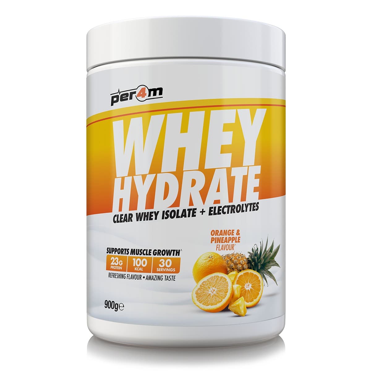 Per4m Whey Hydrate Orange & Pineapple 900g by Per4m