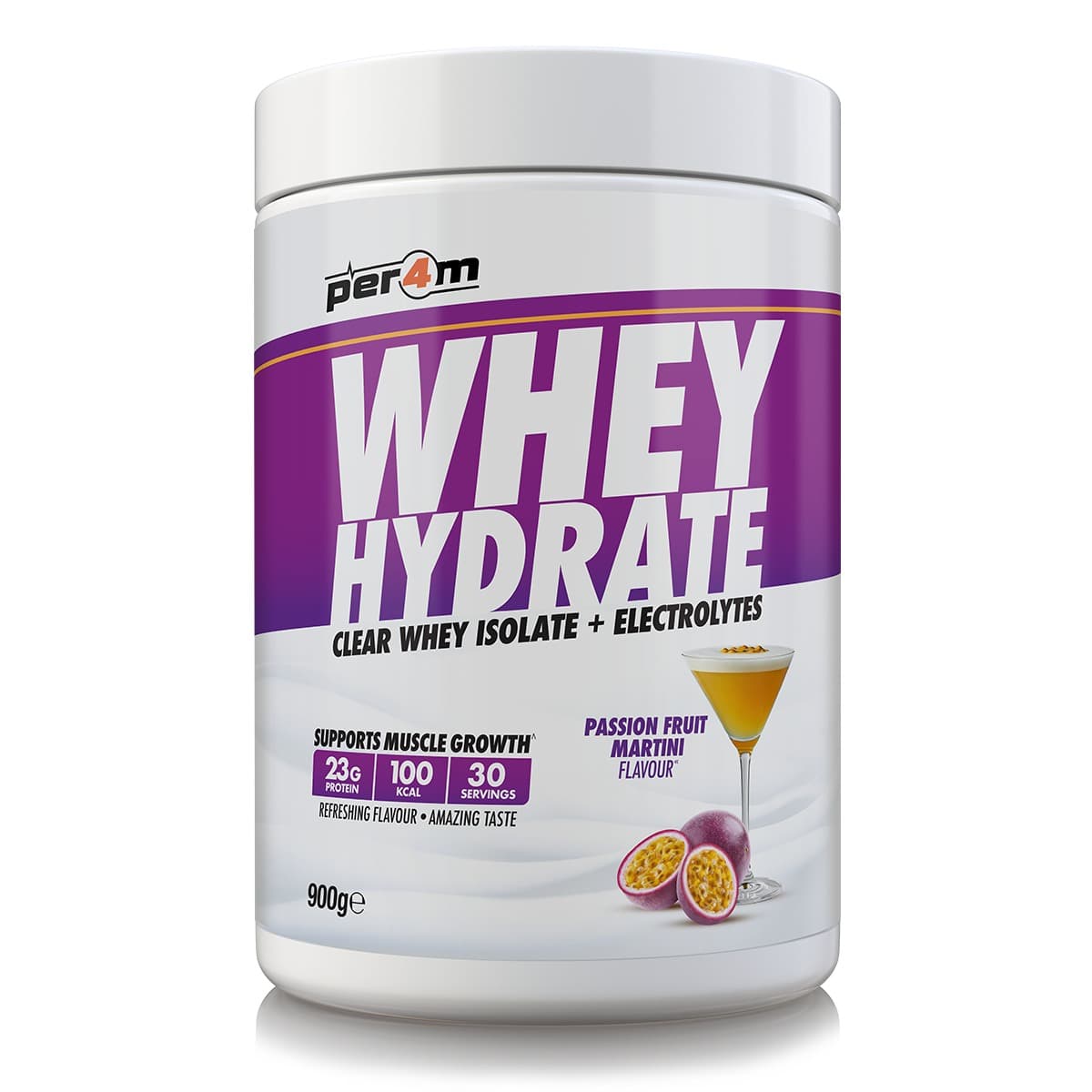 Per4m Whey Hydrate Passion Fruit Martini 900g by Per4m