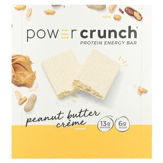 Power Crunch Protein Energy Bar Peanut Butter Creme 40g by BNRG