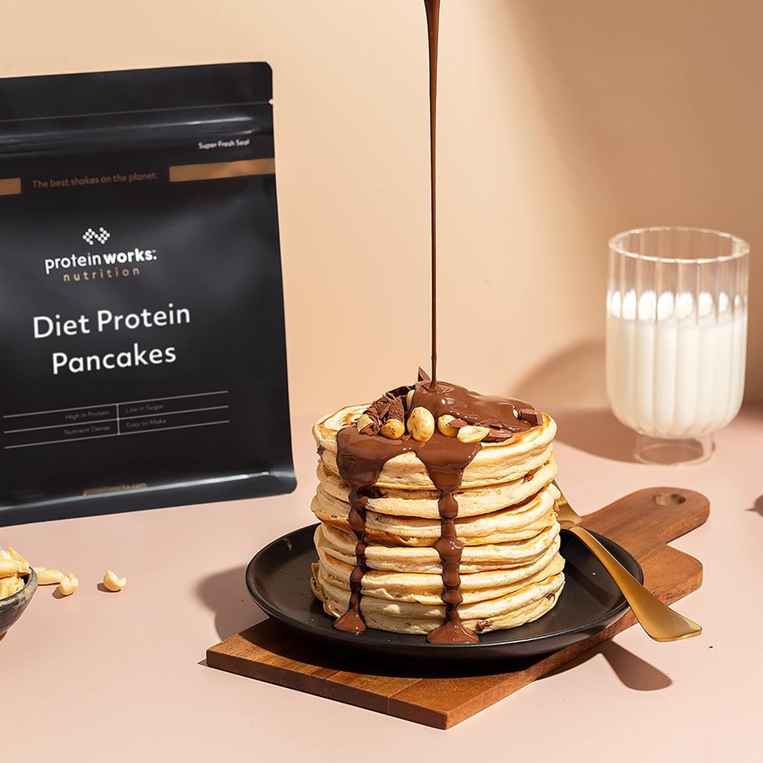 Protein Works Diet Protein Pancakes - Natural 1kg by Protein Works