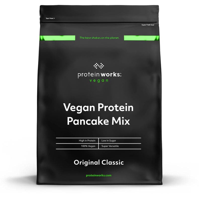 Protein Works Vegan Protein Pancakes - Natural 500g by Protein Works