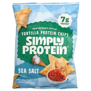 Simply Protein Tortilla Chips Sea Salt 130g by Simply Protein