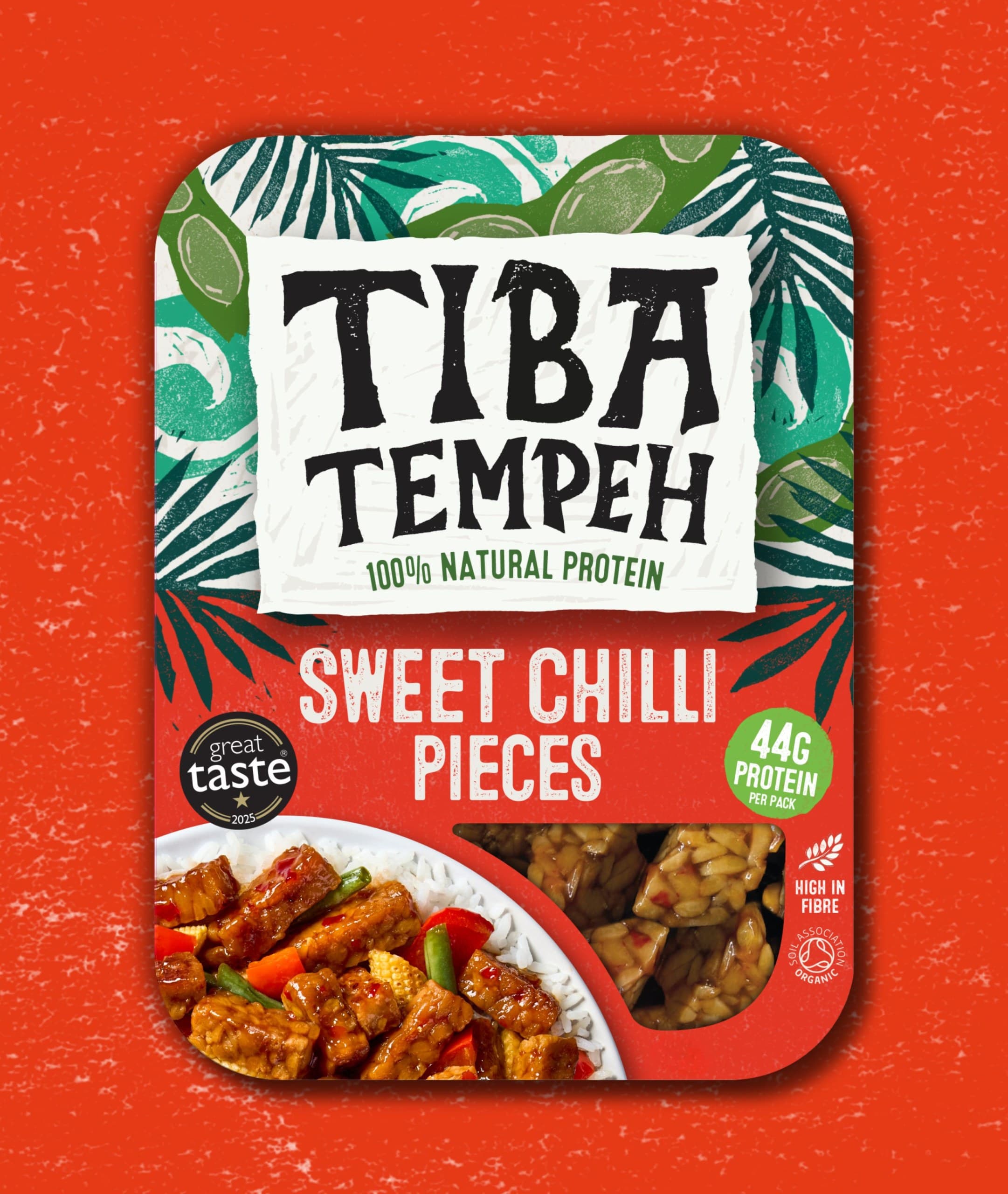 Tiba Tempeh Organic Sweet Chilli Pieces 200g by Tiba Tempeh