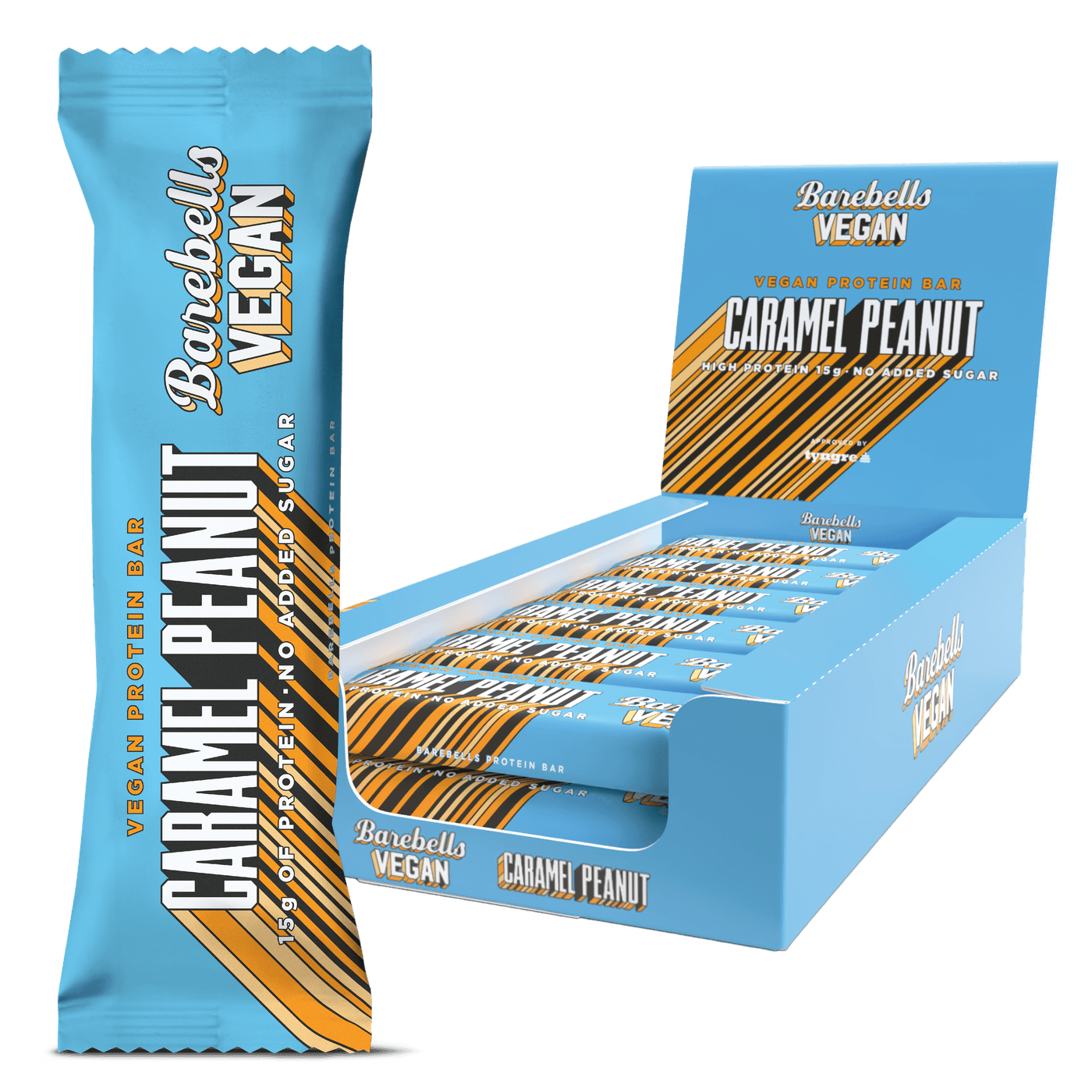 Barebells Vegan Protein Bar Caramel Peanut 55g by Barebells