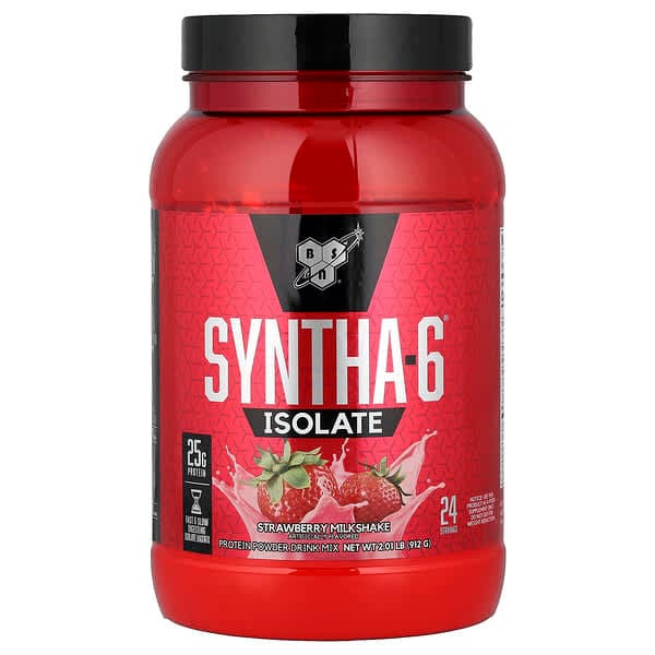 BSN Syntha-6 Isolate - Strawberry Milkshake 912g by BSN