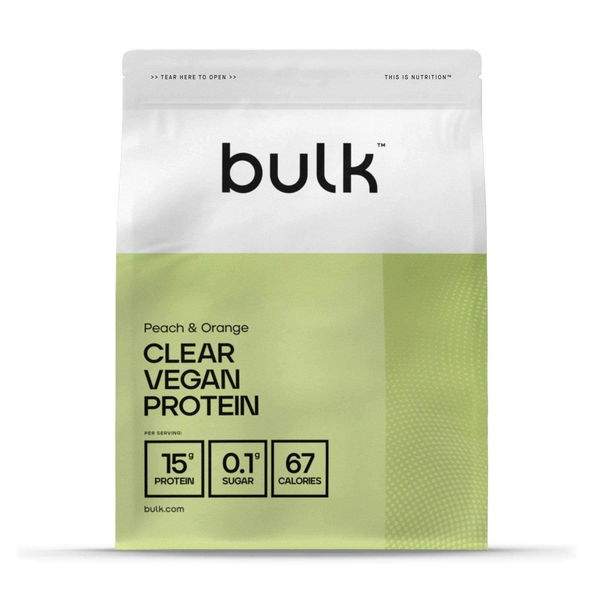 Bulk Clear Vegan Protein Peach & Orange 300g by Bulk