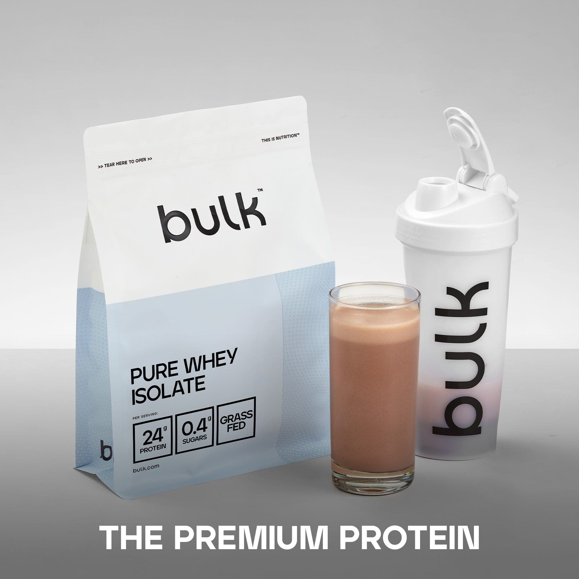 Bulk Pure Whey Isolate Chocolate Mint 1kg by Bulk
