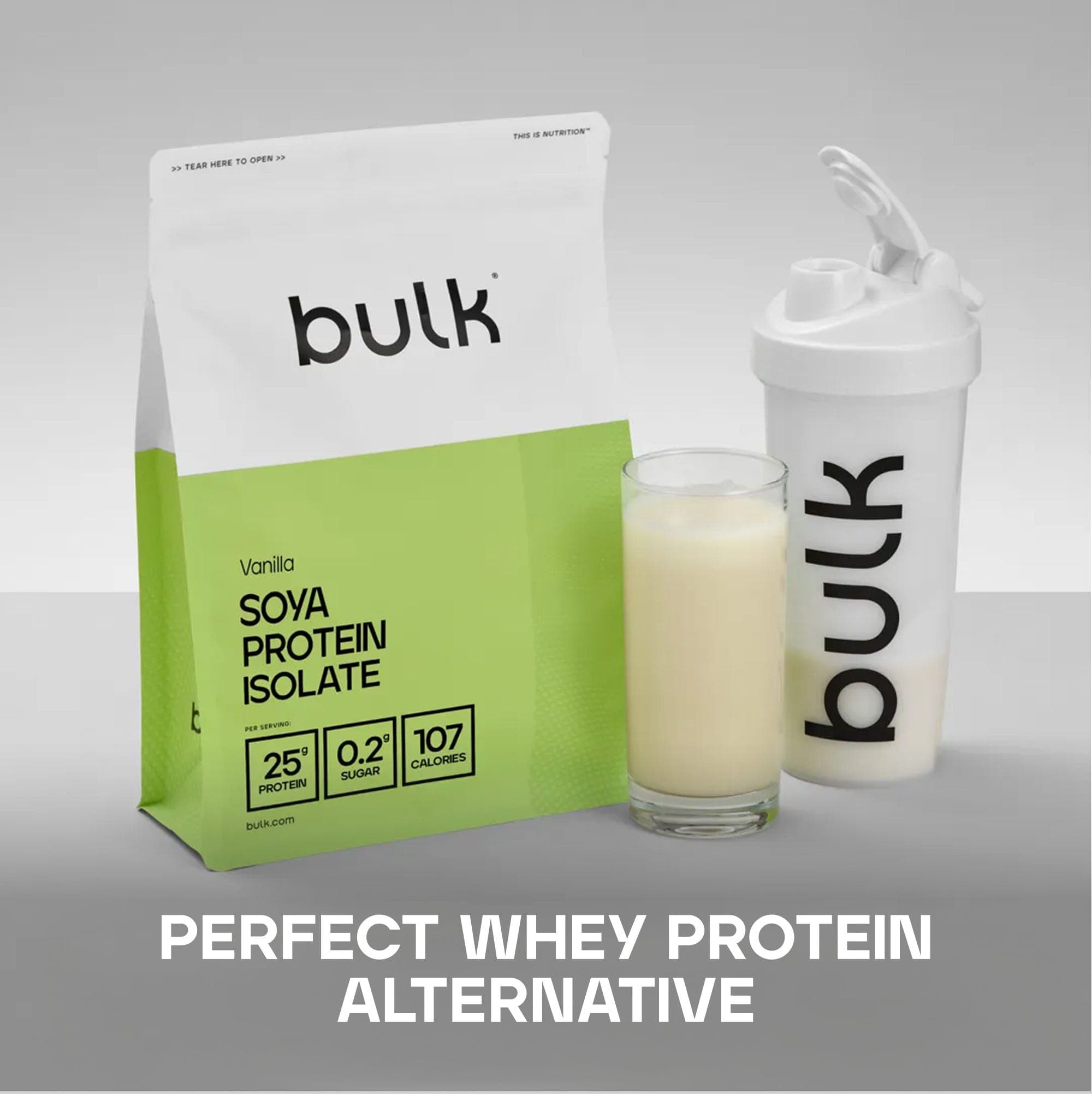 Bulk Soya Protein Isolate Vanilla 1kg by Bulk