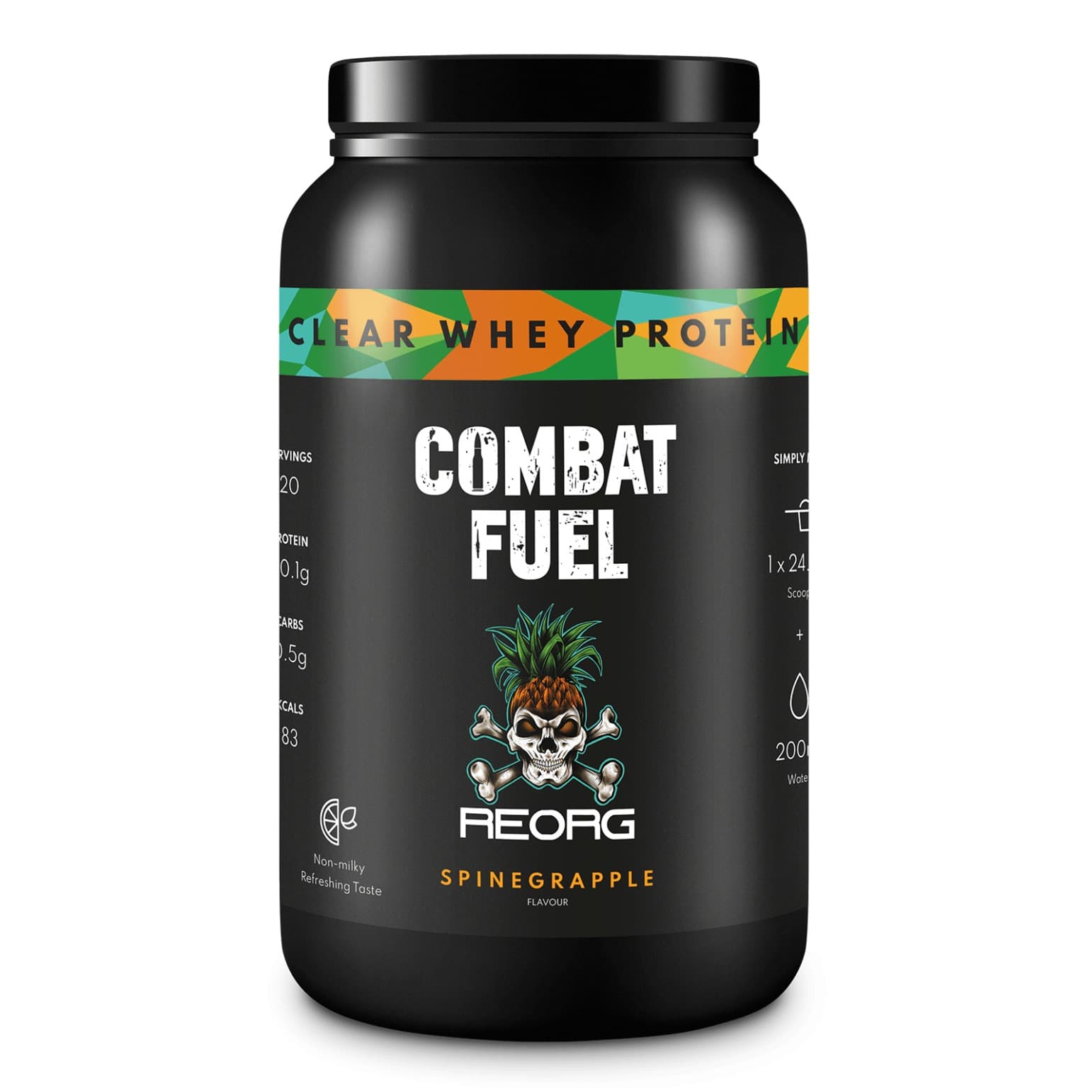 Combat Fuel Clear Whey Protein Spinegrapple 500g by Combat Fuel