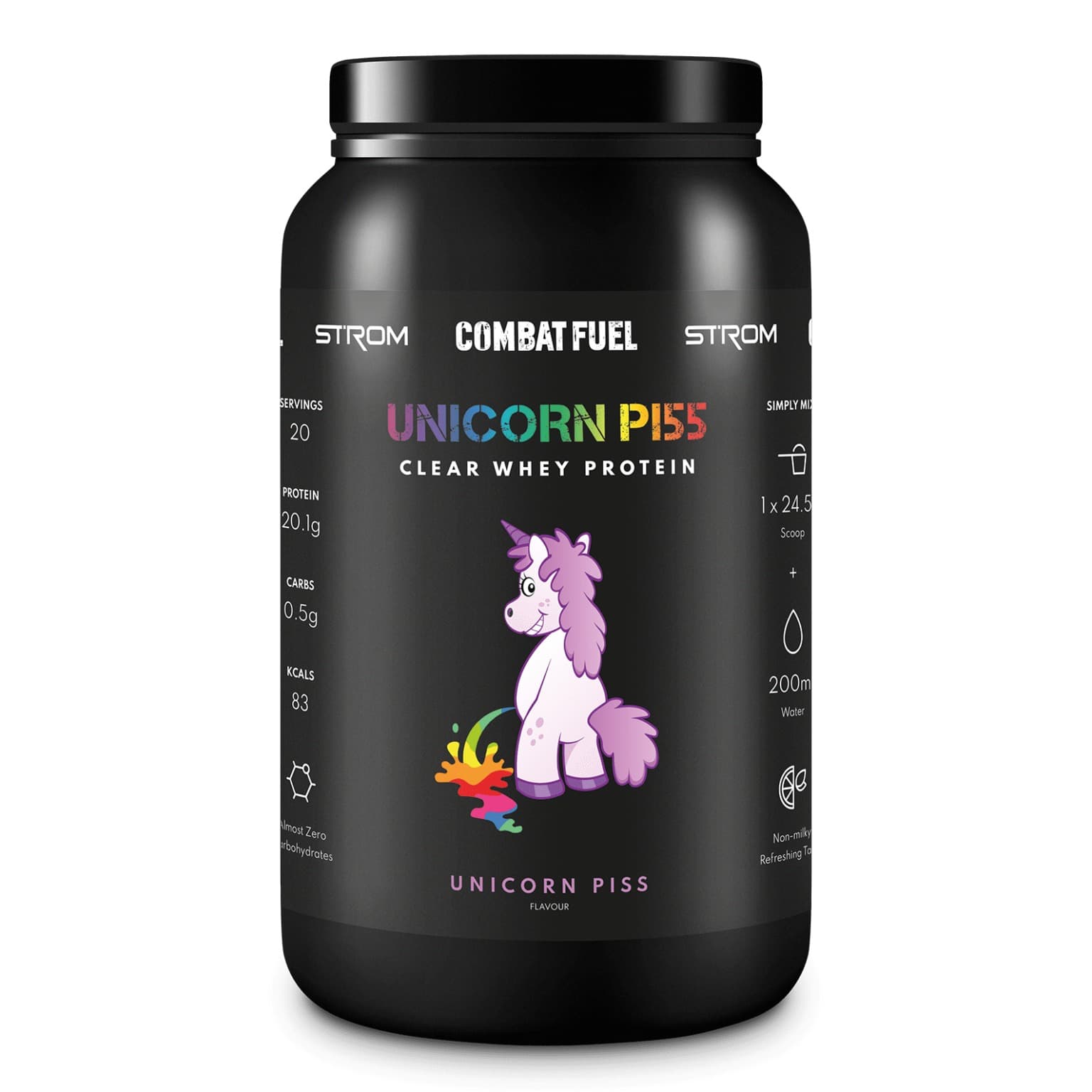 Combat Fuel Clear Whey Protein Unicorn Piss 500g by Combat Fuel