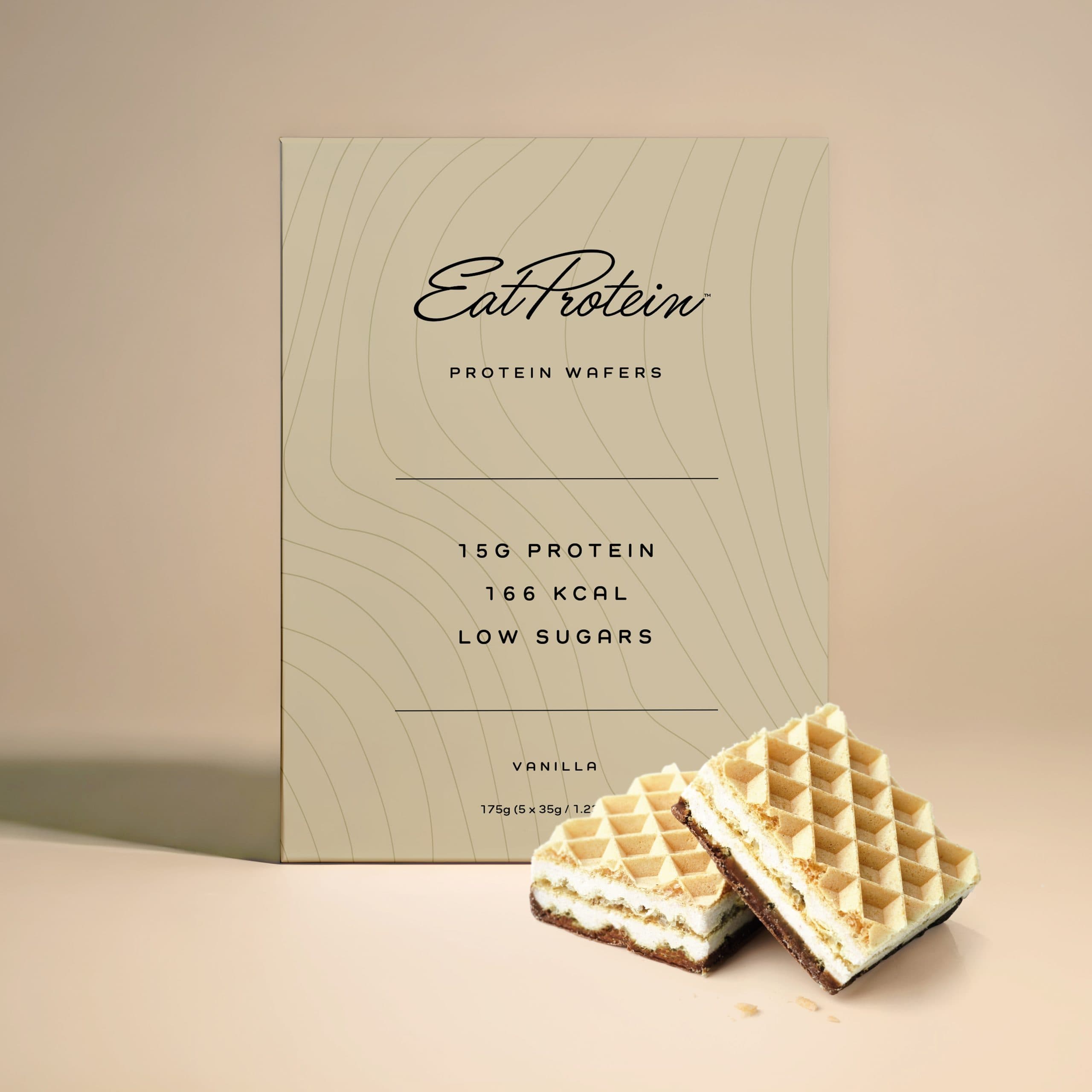 EatProtein Vanilla Collagen Protein Wafers 5 x 48g by Eat Protein