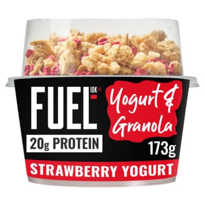 FUEL10K Strawberry Yoghurt & Raspberry Granola 173g by FUEL10K