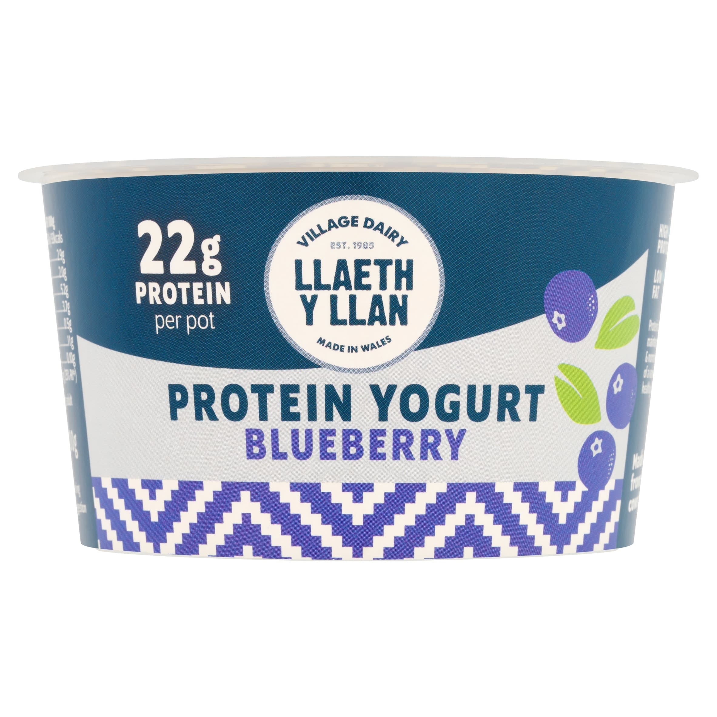 Llaeth Y Llan Blueberry Protein Yogurt 200g by Llaeth Y Llan