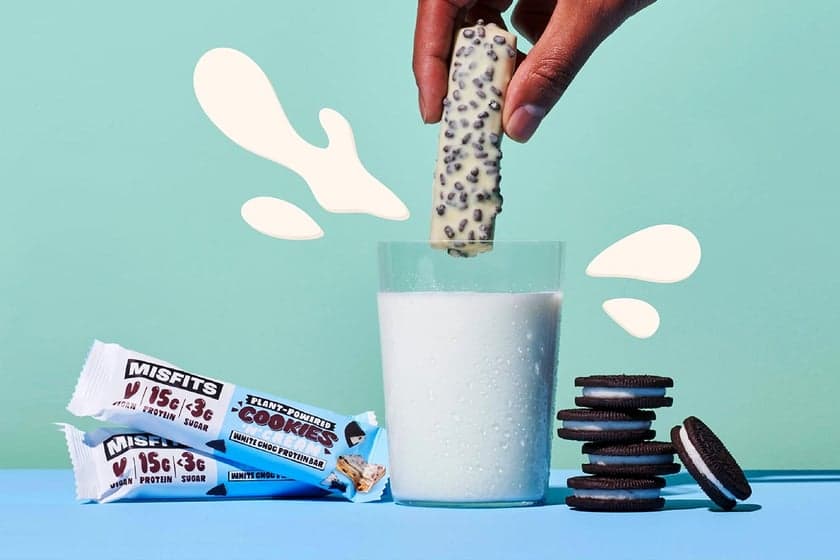 Misfits Plant Powered Protein Bar - Cookies & Cream by Misfits