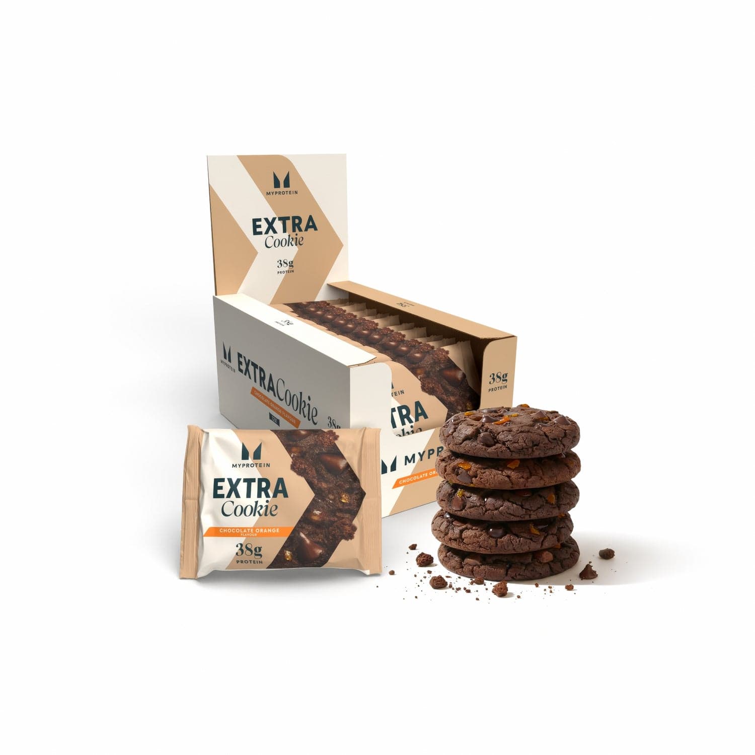 MyProtein Extra Protein Cookie Chocolate Orange 12 x 75g by MyProtein