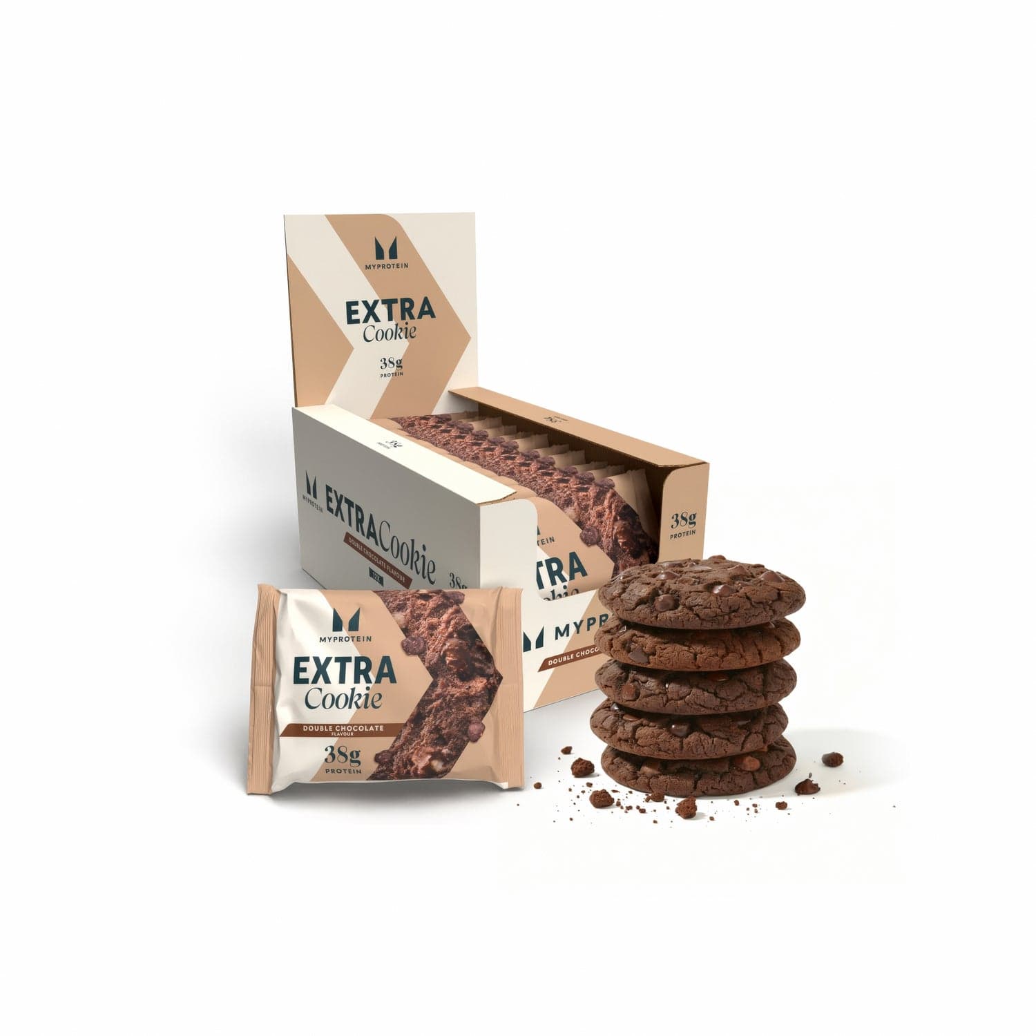 MyProtein Extra Protein Cookie Double Chocolate 12 x 75g by MyProtein