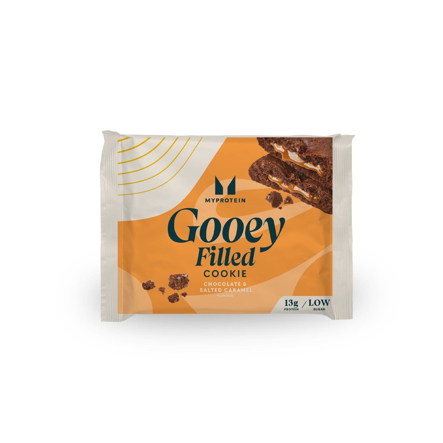 MyProtein Gooey Filled Protein Cookie Vegan Chocolate and Salted Caramel 12 x 75g by MyProtein