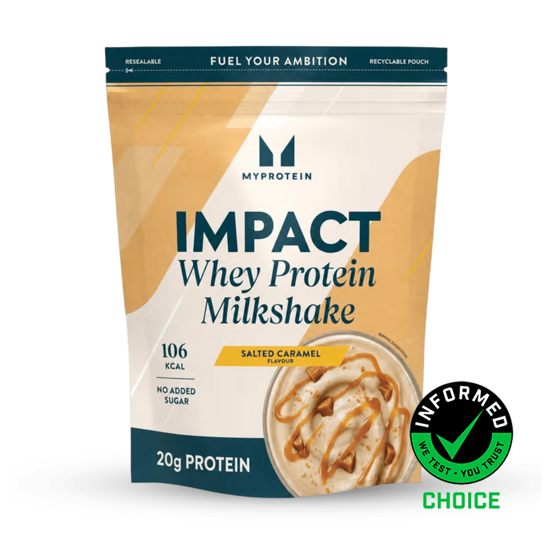 MyProtein Impact Whey Protein Salted Caramel (Milkshake) 870g by MyProtein