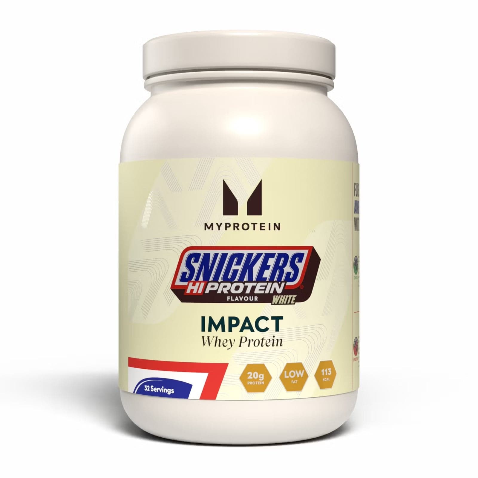 MyProtein Impact Whey Protein Snickers White 1kg by MyProtein